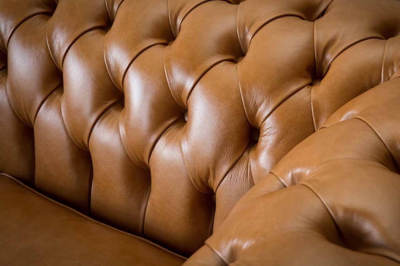 Sitz Couch, Made In Sitz Leder 2 JVmoebel Europe Sofa Sofas Sofa Chesterfield Polster Zweisitzer