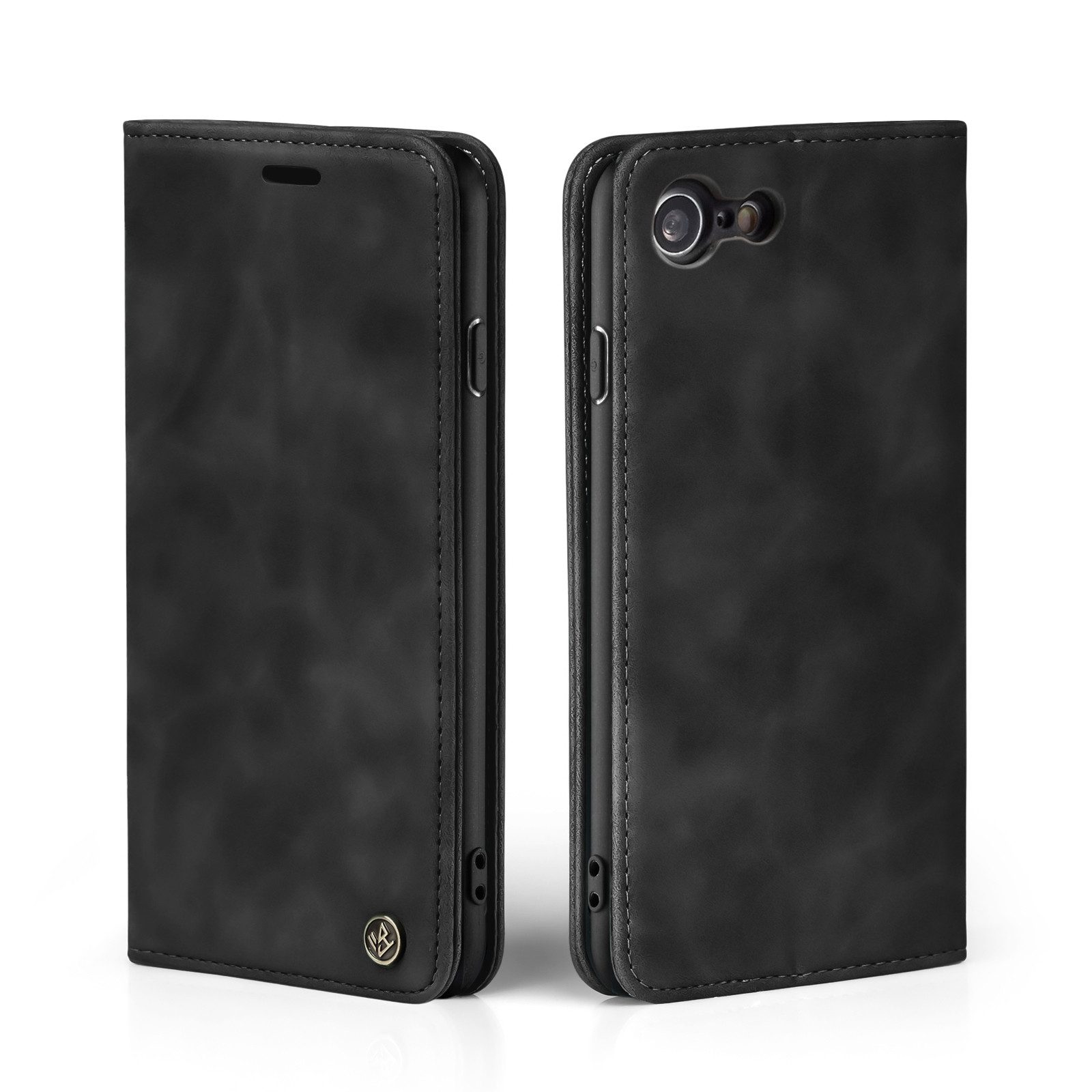 Tec-Expert Handyhülle Tasche Hülle für Apple iPhone 7 / 8 / SE 4.7 Zoll, 4.7, Cover Klapphülle Case mit Kartenfach Fliphülle aufstellbar