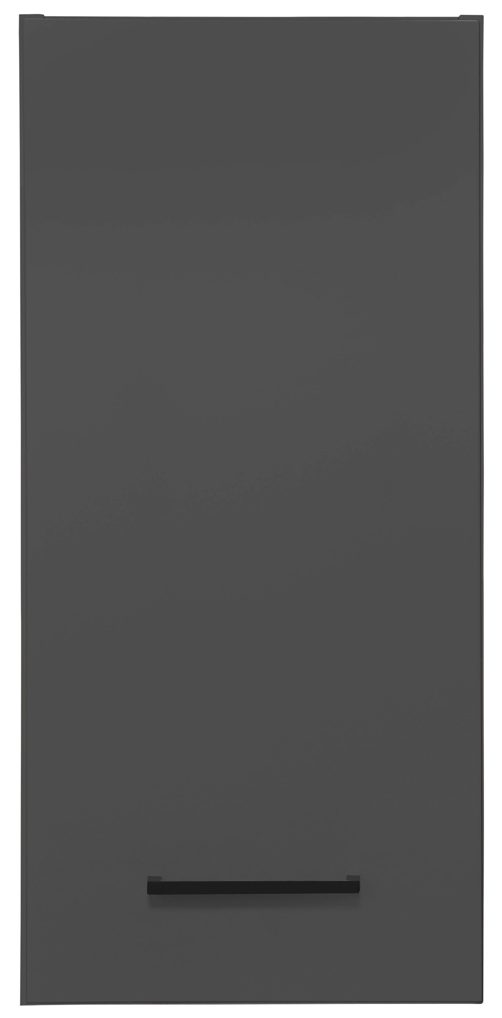 HELD MÖBEL Hängeschrank Trento, verschiedene Ausführungen und Farben Badmöbel, Breite 30 cm, 1 Tür, 2 Einlegeböden, Made in Germany grau matt | grafit