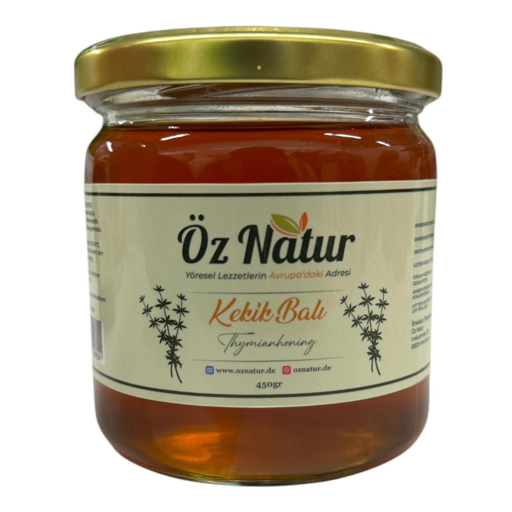 Öz Natur Honig, Thymianhonig 450g