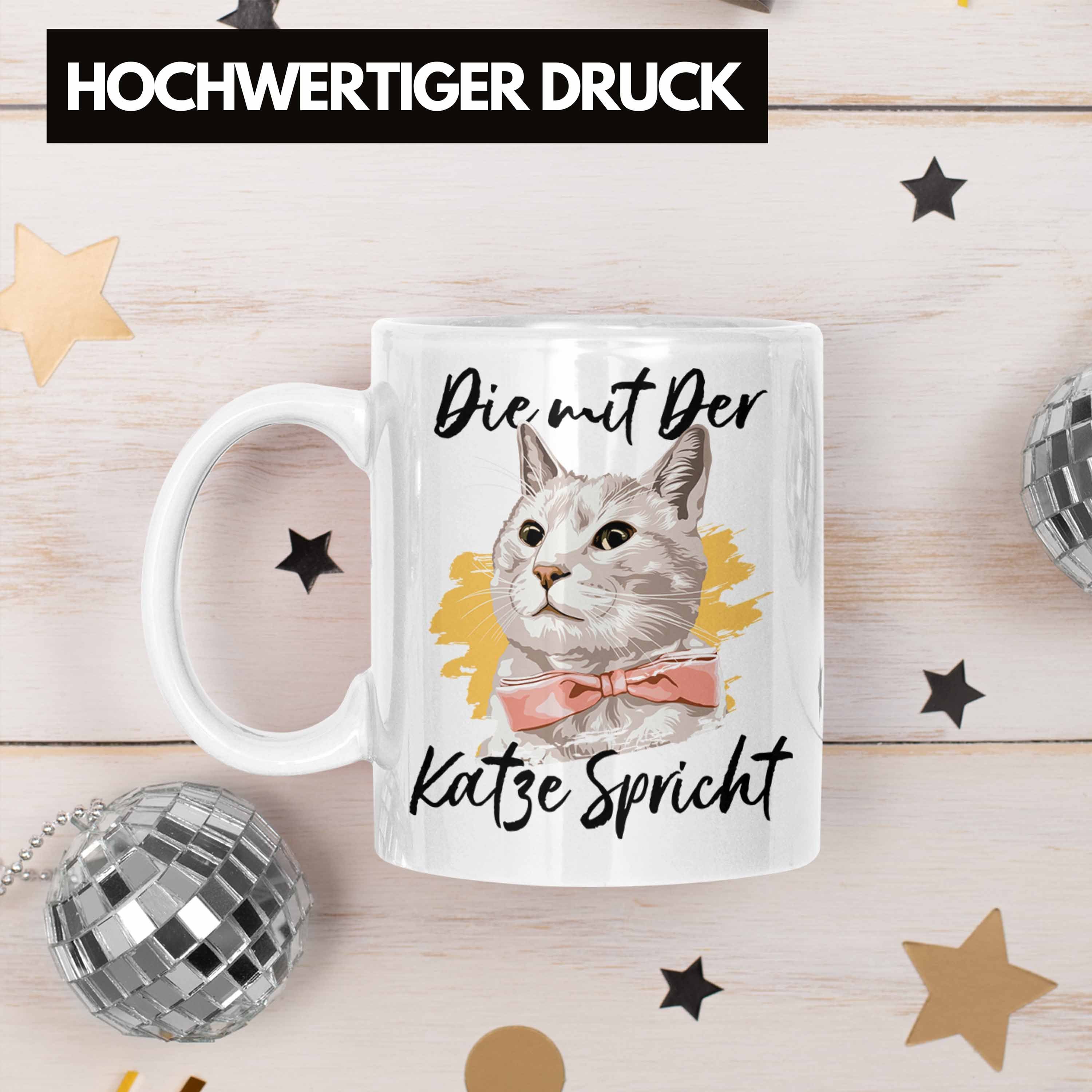Tasse Weihnachten Mit Trendation Katzen Weiss Geburtstag Spricht Tasse Geschenk Katze Der Die