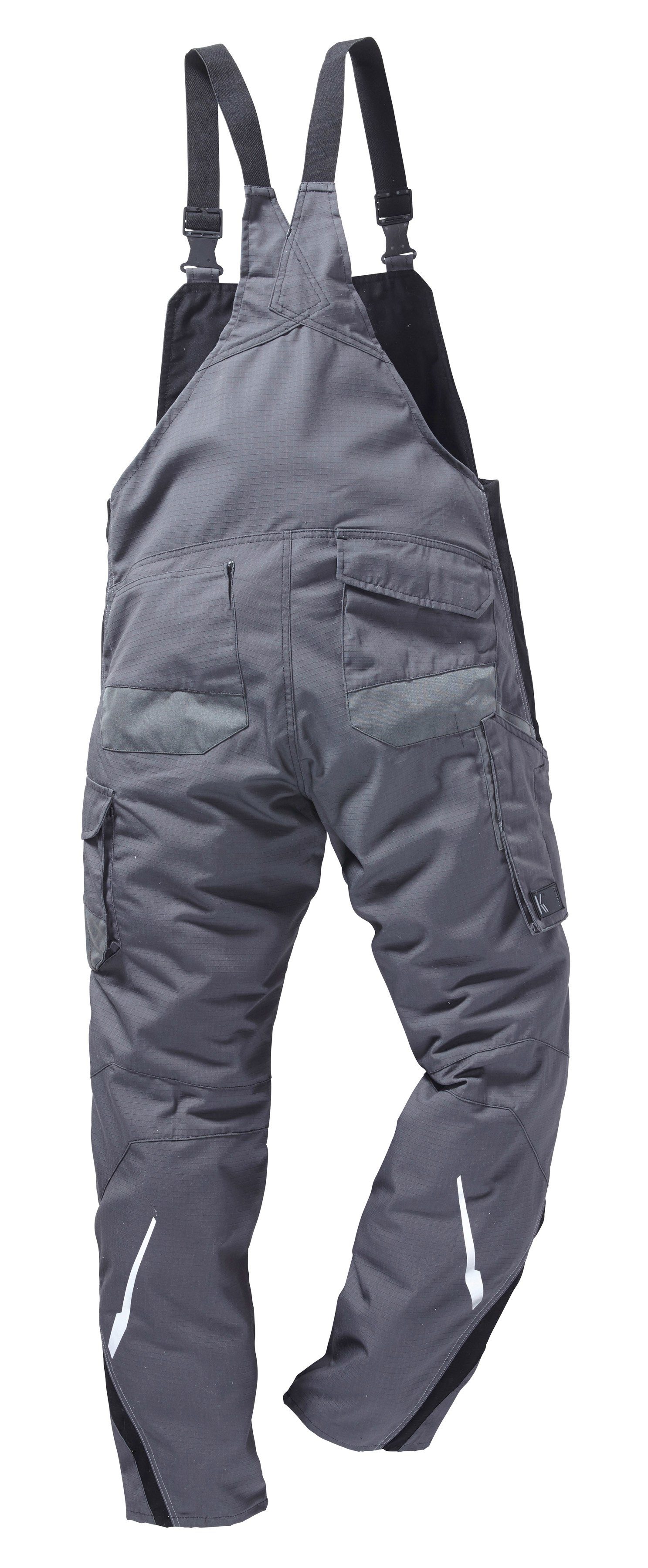 grau-anthrazit Verstärkungen Kübler Latzhose mit CORDURA®