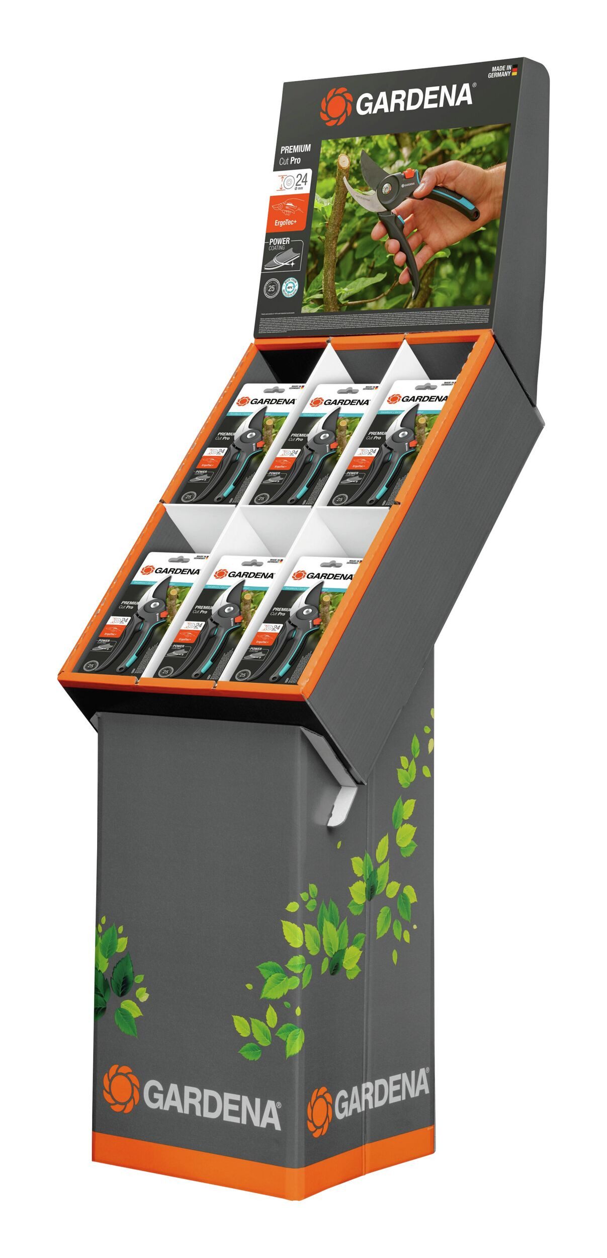 GARDENA Astschere, Gartenschere PremiumCut Pro Frisches Holz Display