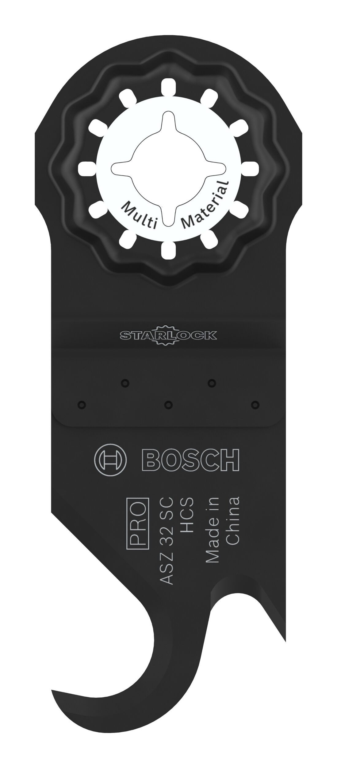 BOSCH Tauchsägeblatt Pro ASZ, ASZ 32 SC Blatt für Multifunktionswerkzeuge, 24 x 11 mm - 1er Pack