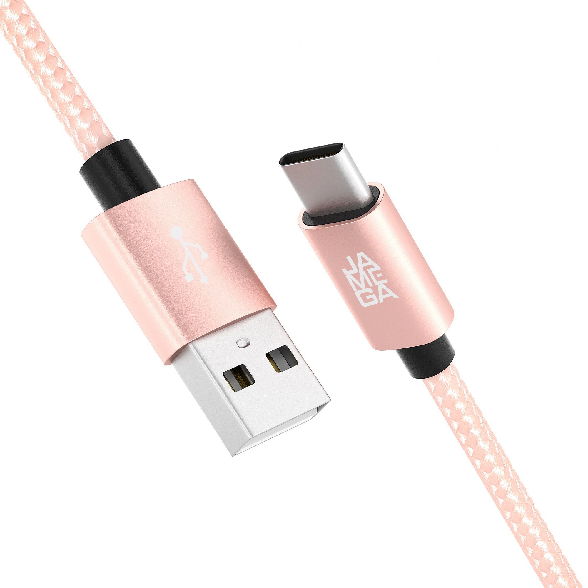 JAMEGA USB-C Datenkabel Ladekabel für Samsung Apple iPhone Huawei Xiaomi uvm. USB-Kabel, USB Typ A, USB Typ C, (100 cm)
