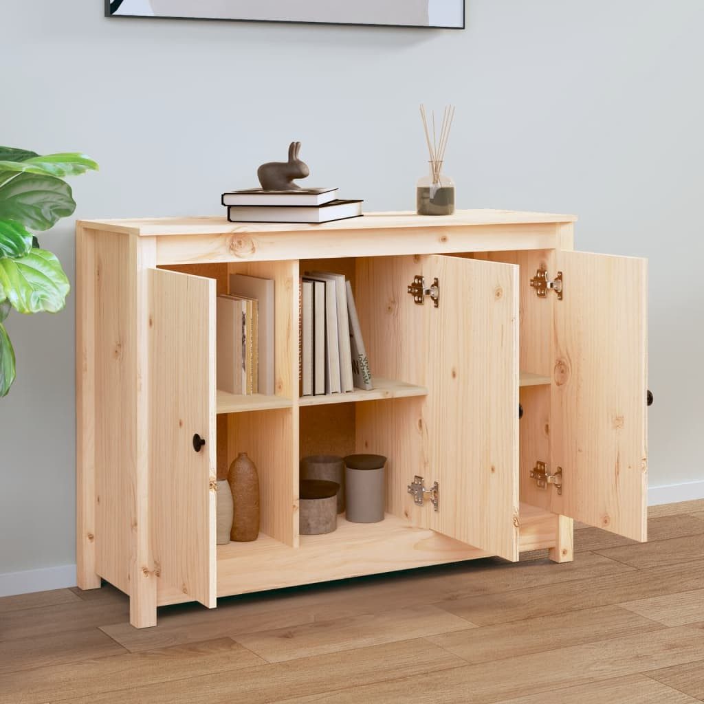 vidaXL Sideboard Sideboard 100x35x74 cm Massivholz günstig online kaufen