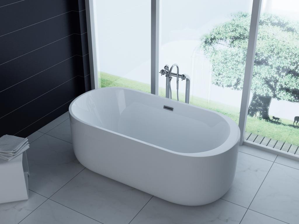 Thumbnail - PureHaven Badewanne Luxus Acryl-Badewanne Piave 170x80 cm