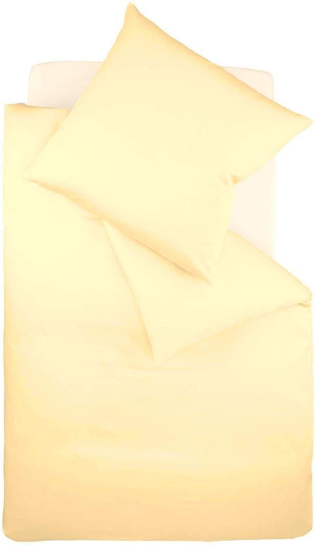 Bettwäsche Colours in 135x200, 155x220 oder 200x200 cm, fleuresse, Mako-Satin, 2 teilig, Bettwäsche aus 100% Baumwolle, uni, mit Reißverschluss
