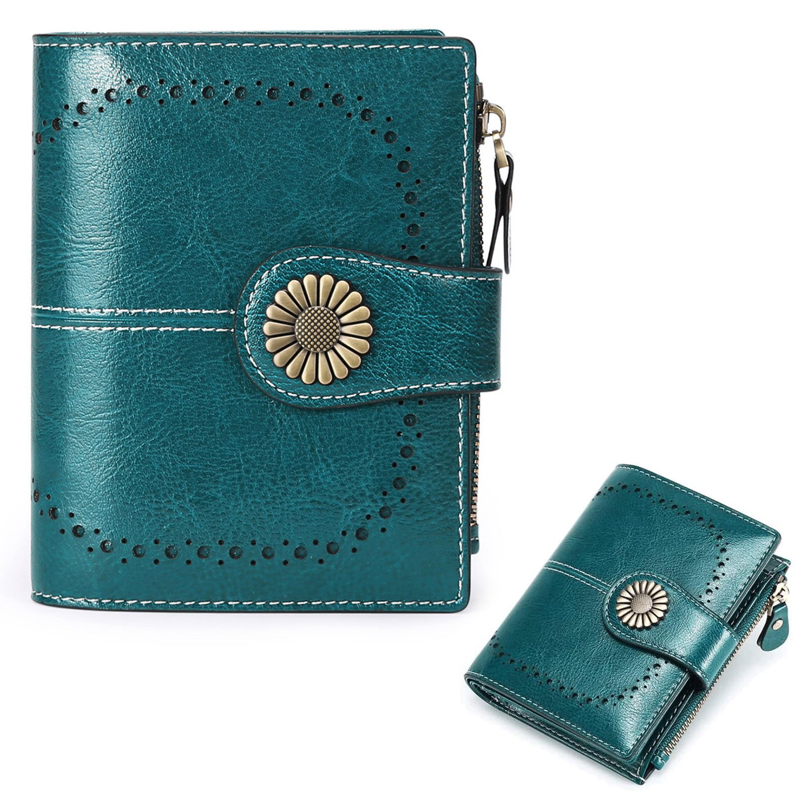 REDOM Kartenetui Damen Portemonnaie klein RFID Schutz Geldbörse (Geldbeutel günstig online kaufen