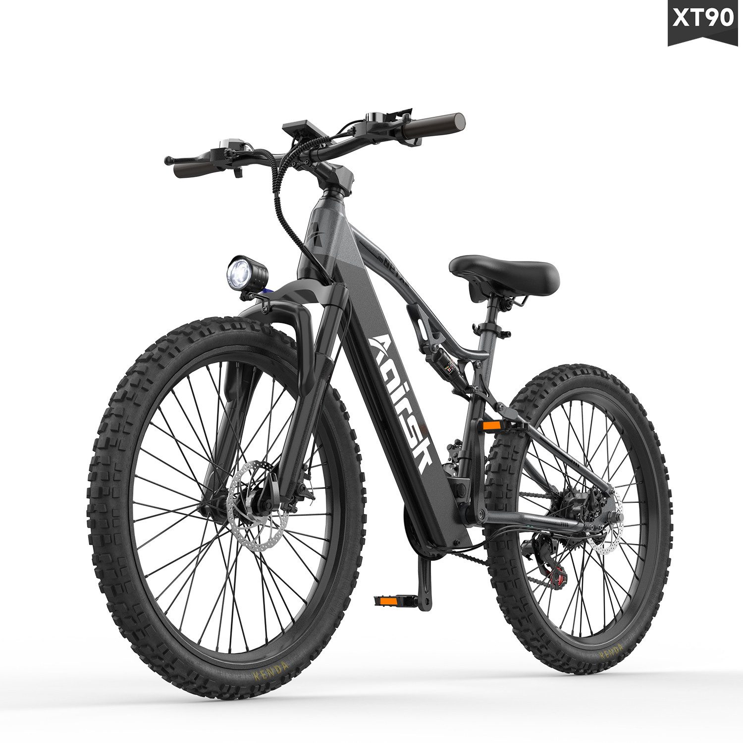 PixelPilot E-Bike Cityrad XT90 26 Zoll Elektrofahrrad 48 V 20 Ah Akku, 7-Gang Shimano-Schaltung, 7 Gang, Heckmotor, 960 Wh, (Packung), mit NFC und Farbdisplay