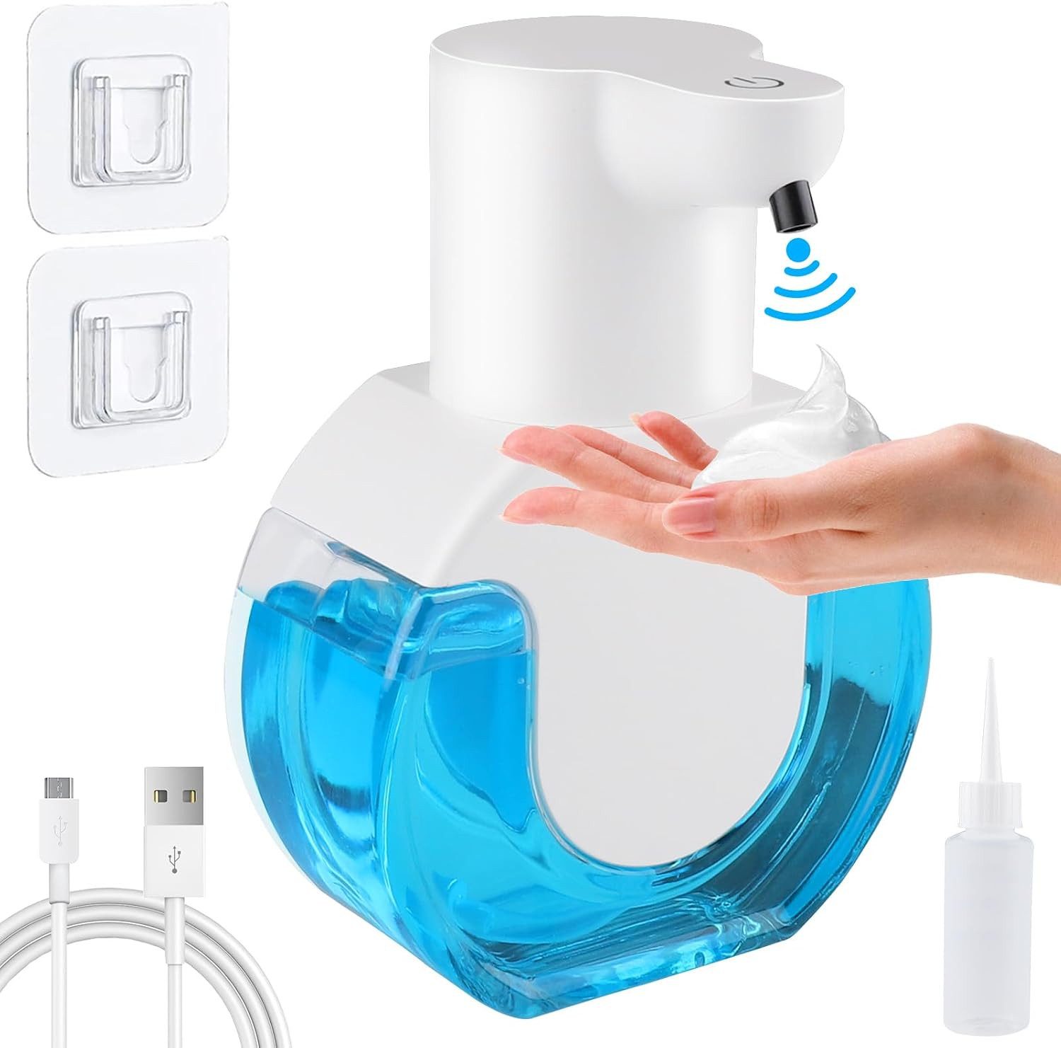 FELIXLEO Seifenspender Seifenspender Automatisch 420ml Schaumseifenspender IPX5 Wasserdicht, (1-tlg)