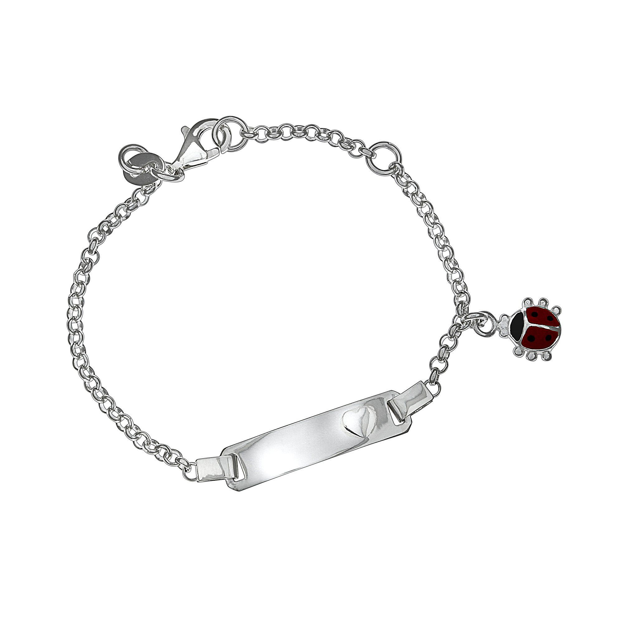 Vivance Armband 925 Silber Gravur Marienkäfer | Silberarmbänder