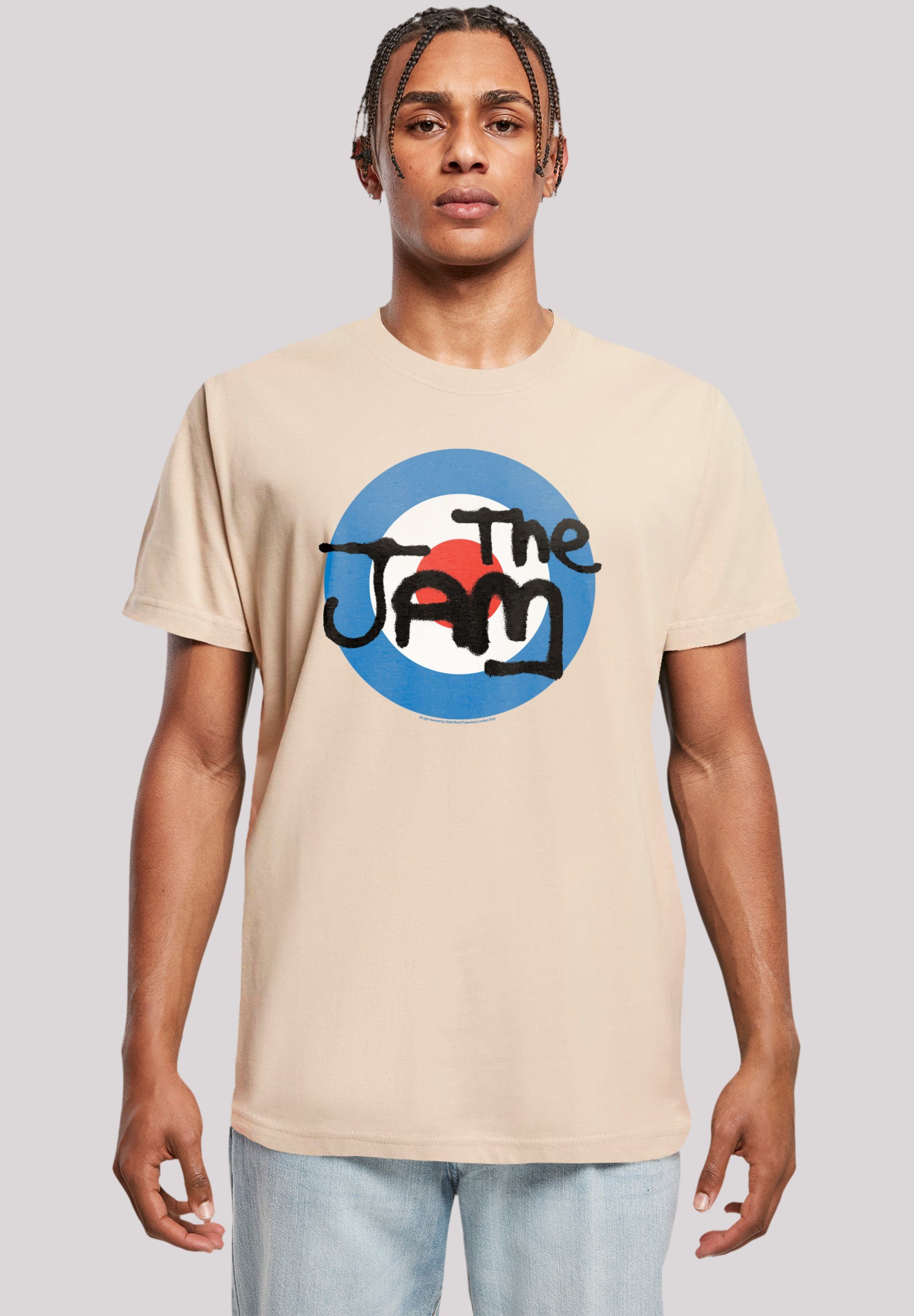 F4NT4STIC T-Shirt The Jam Band Classic Logo Premium Qualität, Rippbündchen  am Hals und Doppelnähte am Saum | T-Shirts