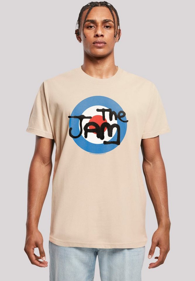 F4NT4STIC T-Shirt The Jam Band Classic Logo Premium Qualität, Rippbündchen  am Hals und Doppelnähte am Saum