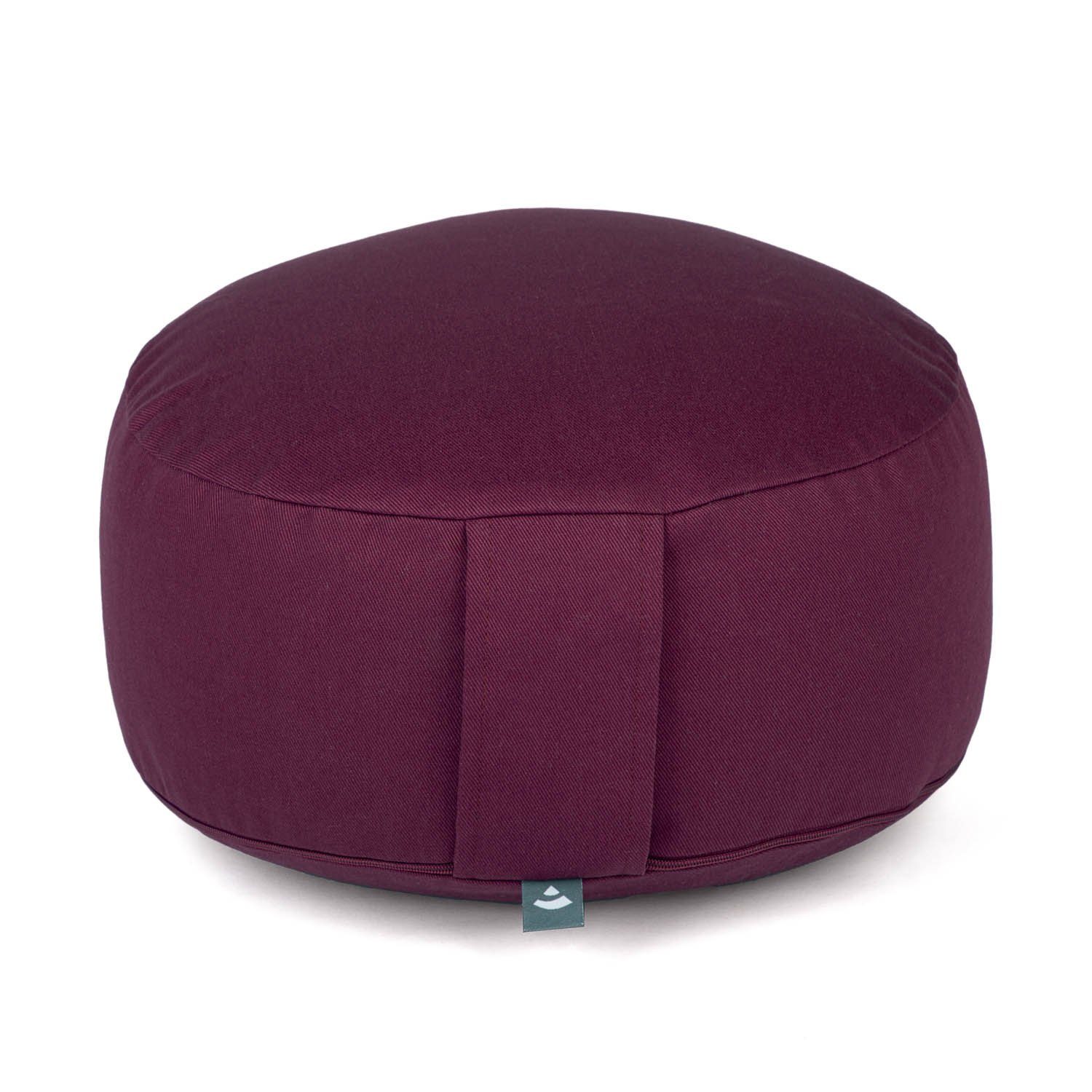 bodhi Meditationskissen Meditationskissen RONDO ECO, Füllung: Dinkel aubergine