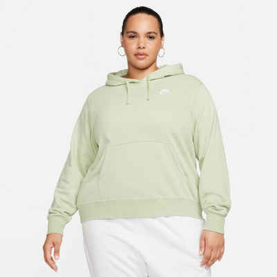 Nike Sportswear Kapuzensweatshirt CLUB FLEECE WOMEN'S PULLOVER HOODIE (PLUS SIZE)
