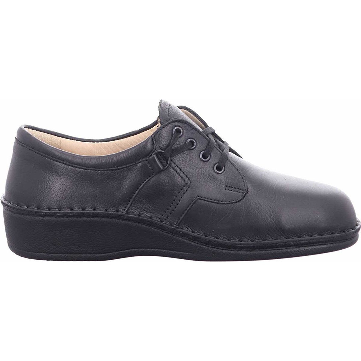 schwarz (1-tlg) Finn Comfort Schnürschuh