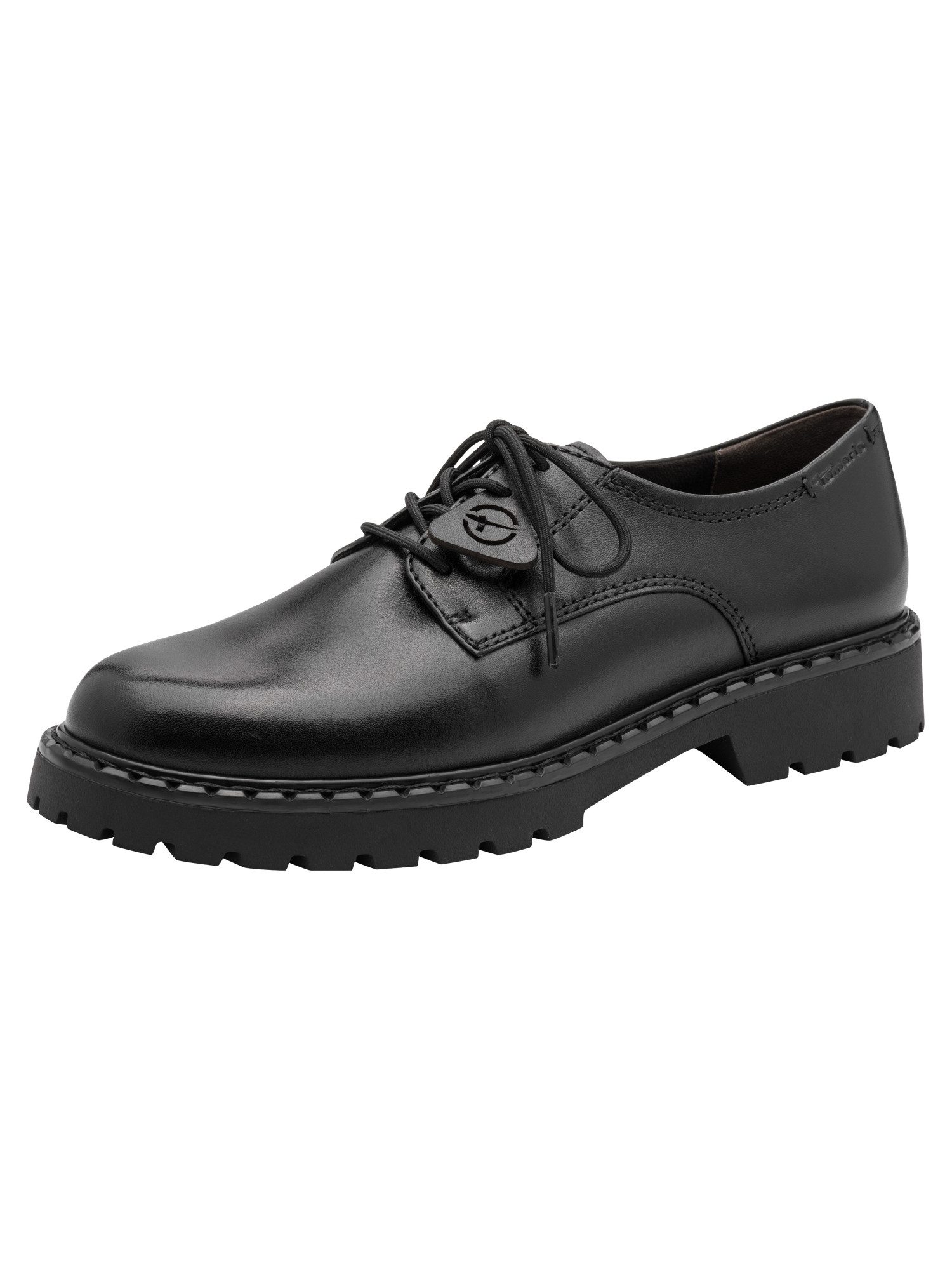 Tamaris TOUCH-IT aus Leder kein Absatz 1-23351-47 Schnürschuh TOUCH-IT