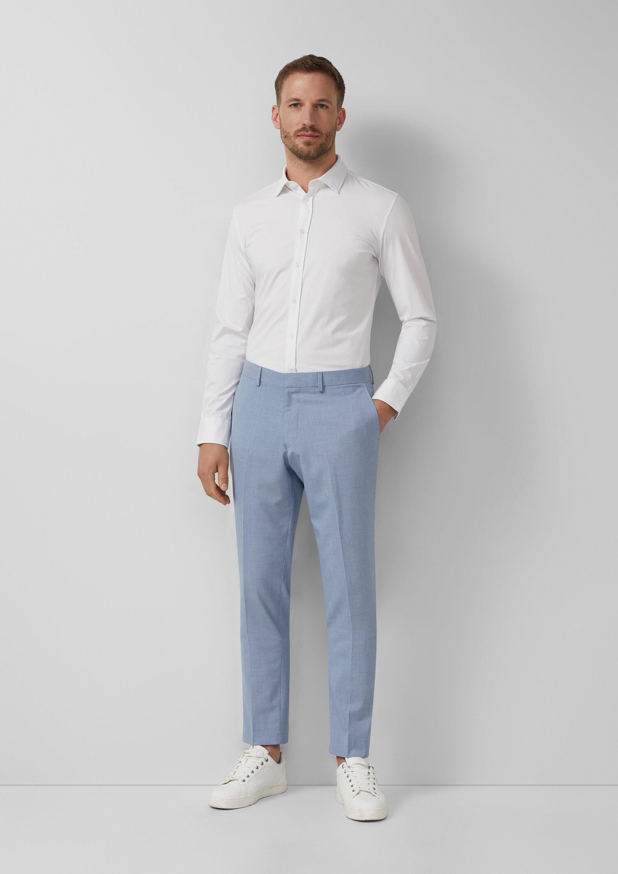 s.Oliver Chinos Hose S.OPURE s.O PURE: Anzughose mit feiner Webstruktur