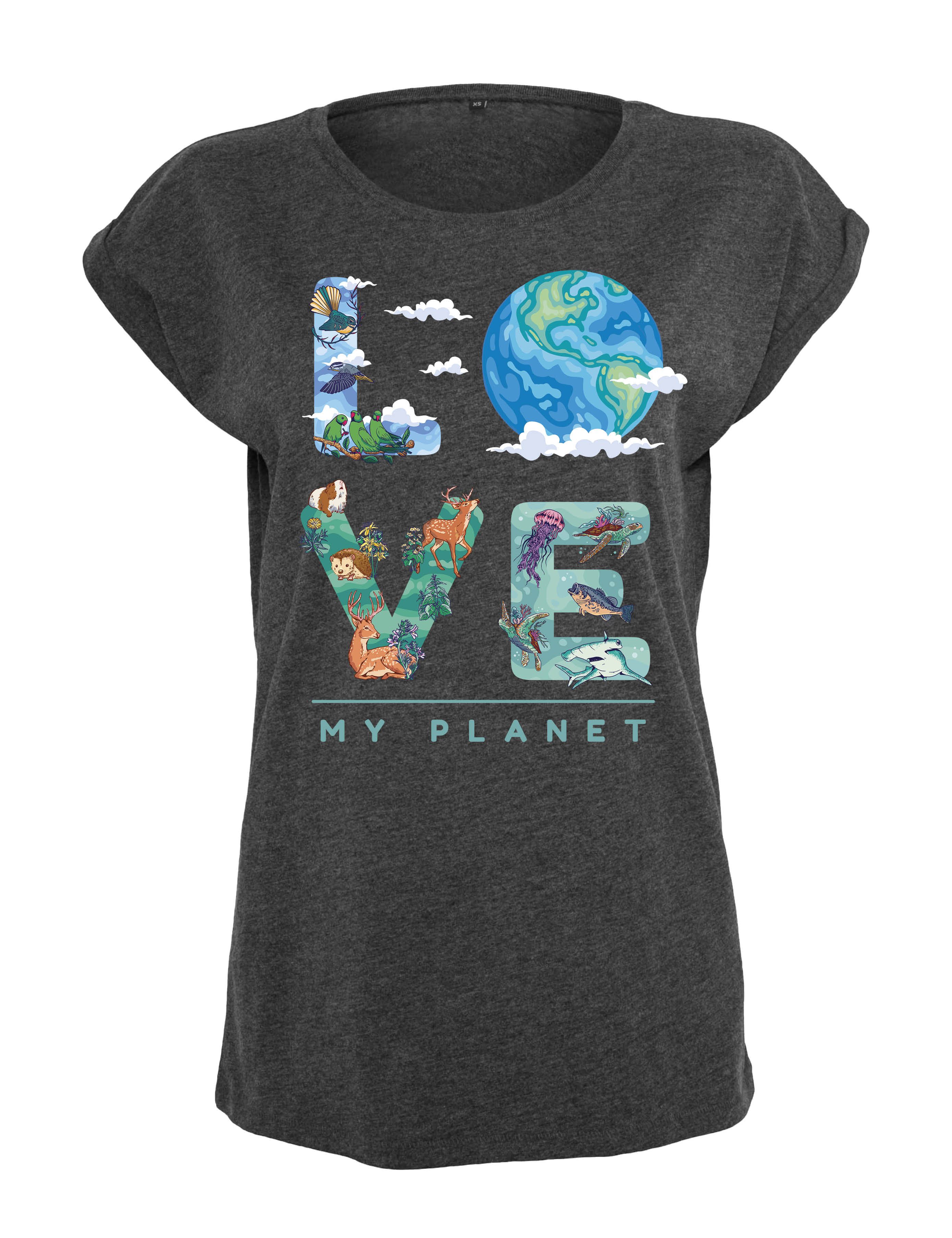 Youth Designz Print-Shirt "LOVE MY PLANET" günstig online kaufen