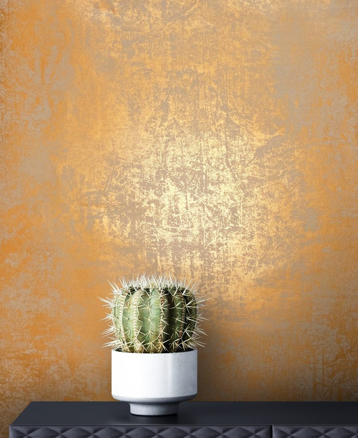 Newroom Vliestapete, Gold Tapete Glamour Glänzend günstig online kaufen