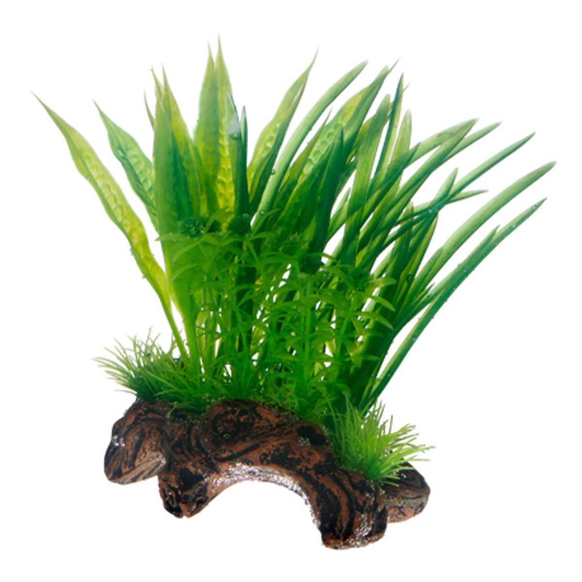 Aquariendeko Flora Root 1 S, 17 cm - Kunststoffpflanze für Aquarien