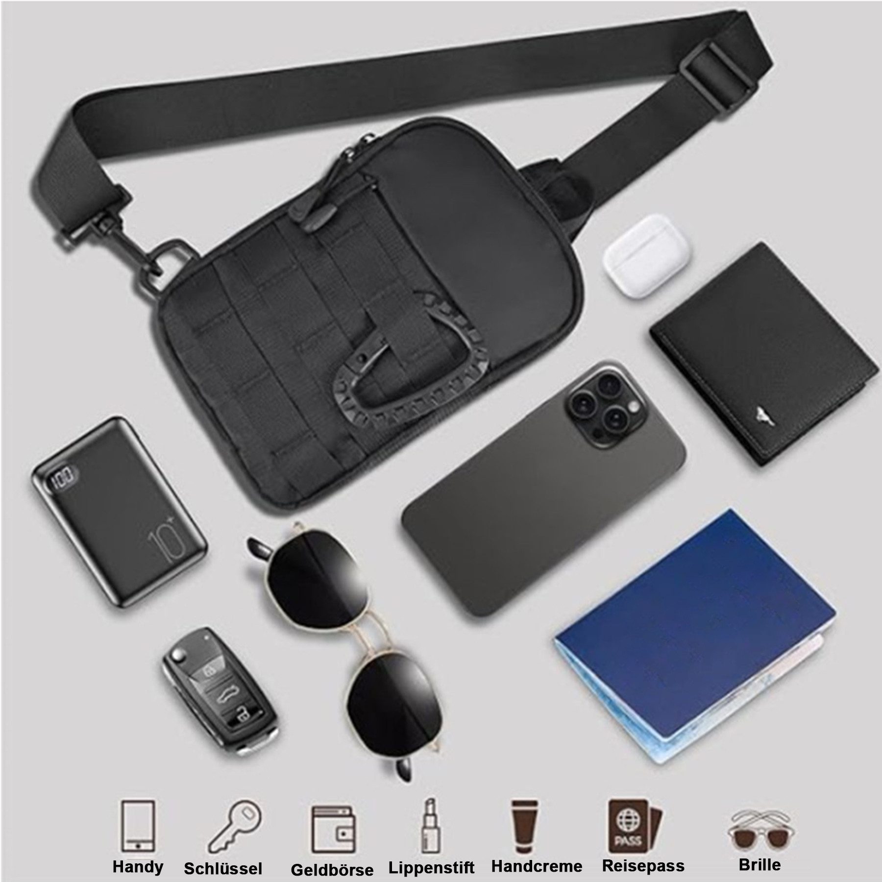 Mutig Umhängetasche Umhängetasche Klein Herren, Herrentasche günstig online kaufen