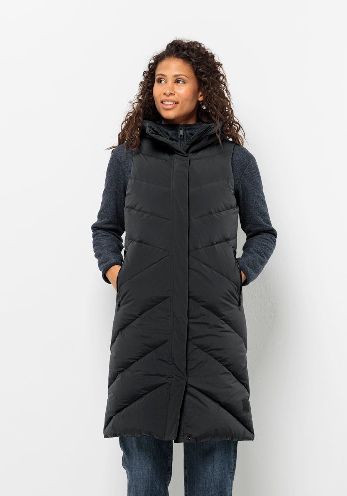 Jetzt supergünstig per Versand bestellen Jack Wolfskin Daunenweste MARIENPLATZ W VEST phantom