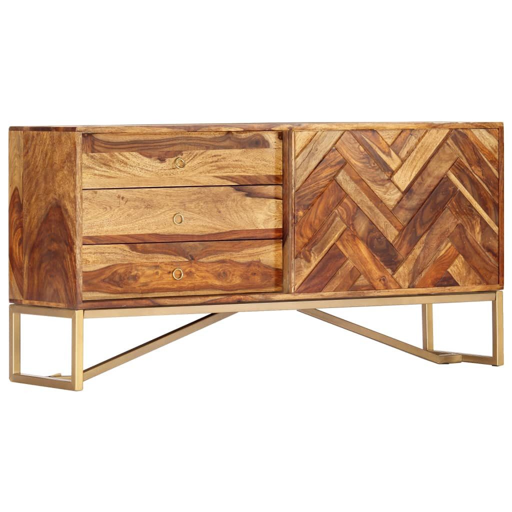 vidaXL Sideboard Sideboard 118x30x60 cm Massivholz (1 St)