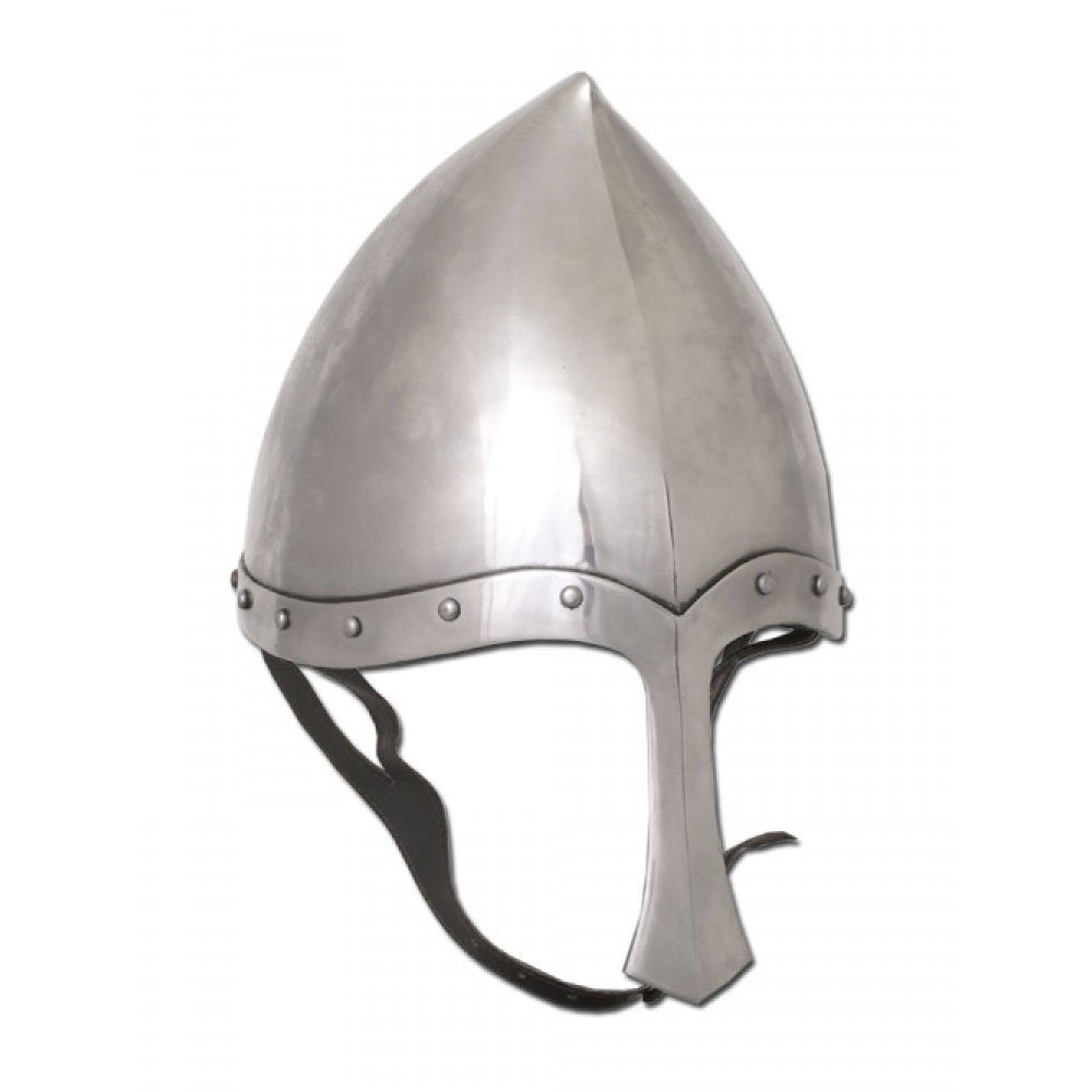 Ritter-Kostüm Italo-Normannischer Nasalhelm, 2 mm Stahl - schaukampftauglich