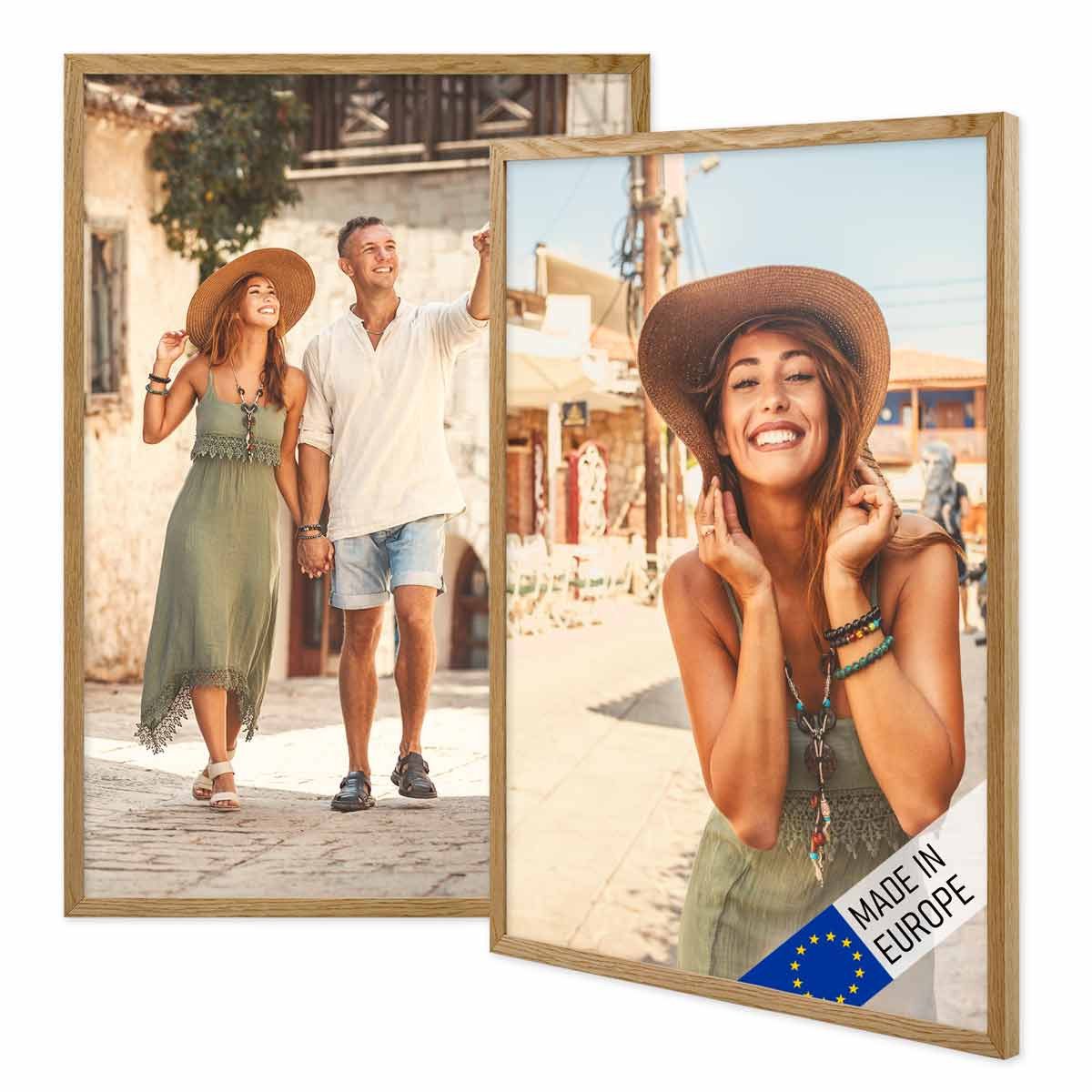 PHOTOLINI Bilderrahmen 2er Set Massivholz-Rahmen Modern günstig online kaufen