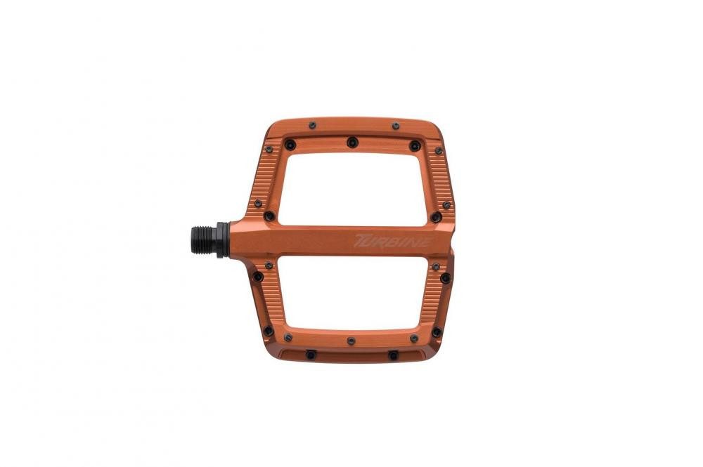 Race Face Plattformpedale Race Face Turbine Plattformpedale Fox Orange 115 x 110 mm