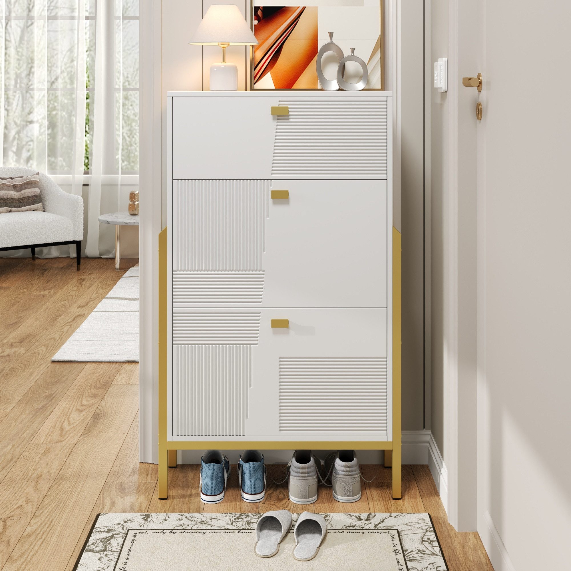 MODFU Schuhschrank mit Reichlich Stauraum (Schuhregal, günstig online kaufen