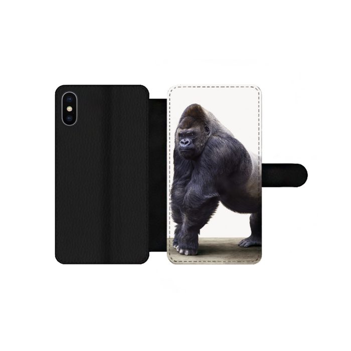 MuchoWow Handyhülle Gorilla - Tiere - Jungen - Mädchen - Kinder Handyhülle Telefonhülle Apple iPhone Xs