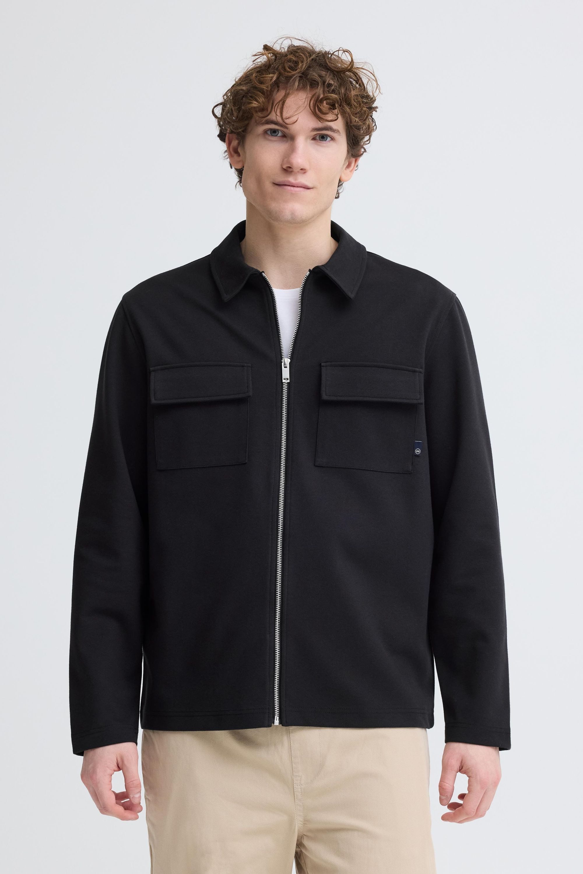 Kronstadt Hemdjacke KSHalfort Modische Overshirt-Jacke Mit Taschen