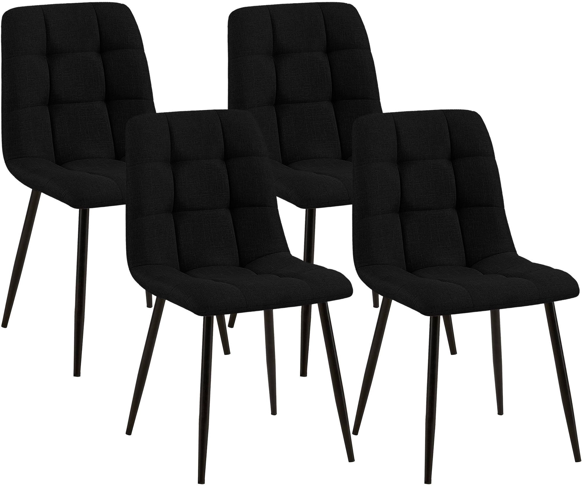 CLP Esszimmerstuhl Tilde (4er Set), mit Rückenlehne, bis 150 kg