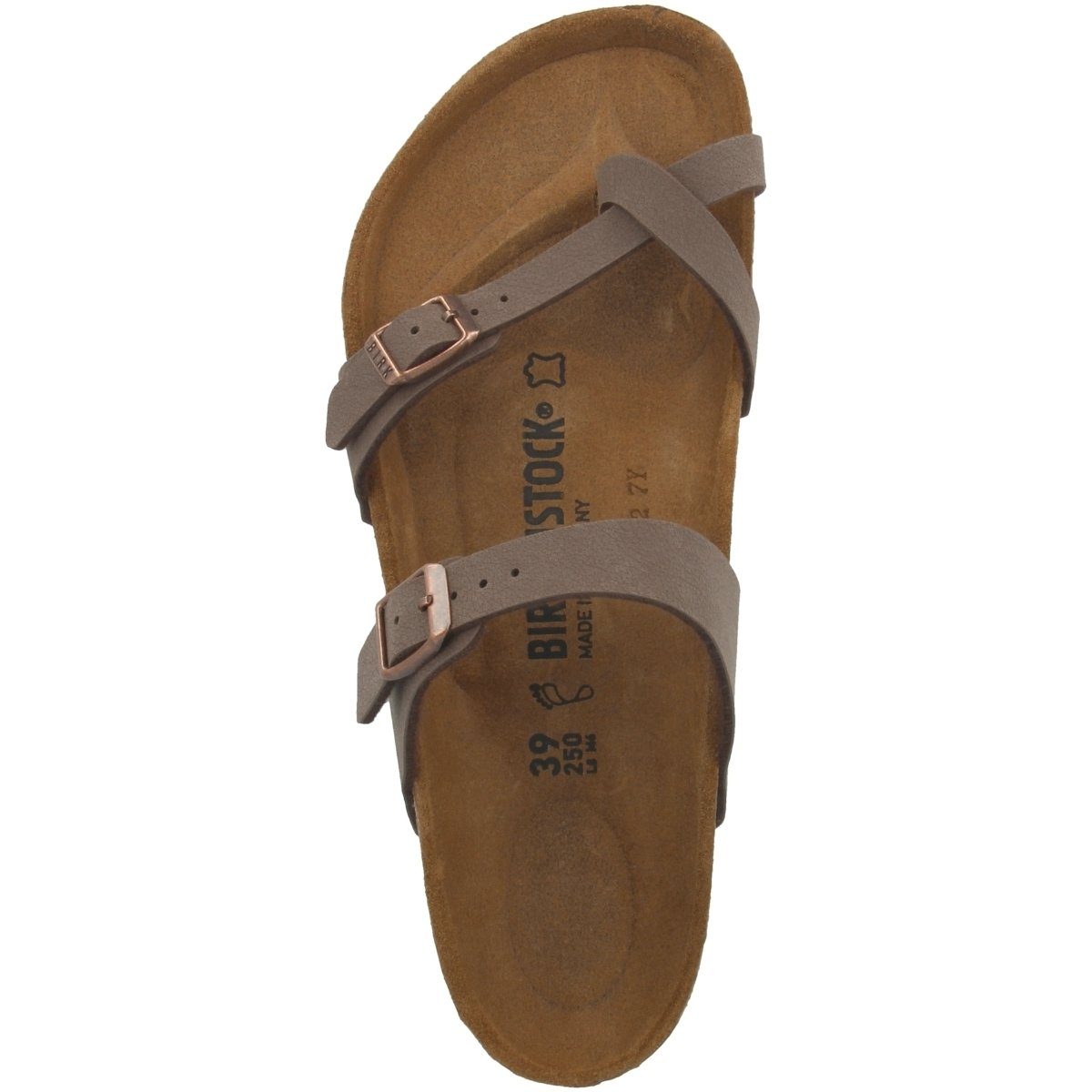 Birkenstock Mayari Birko-Flor Nubuk normal Unisex Erwachsene Pantolette Hau günstig online kaufen
