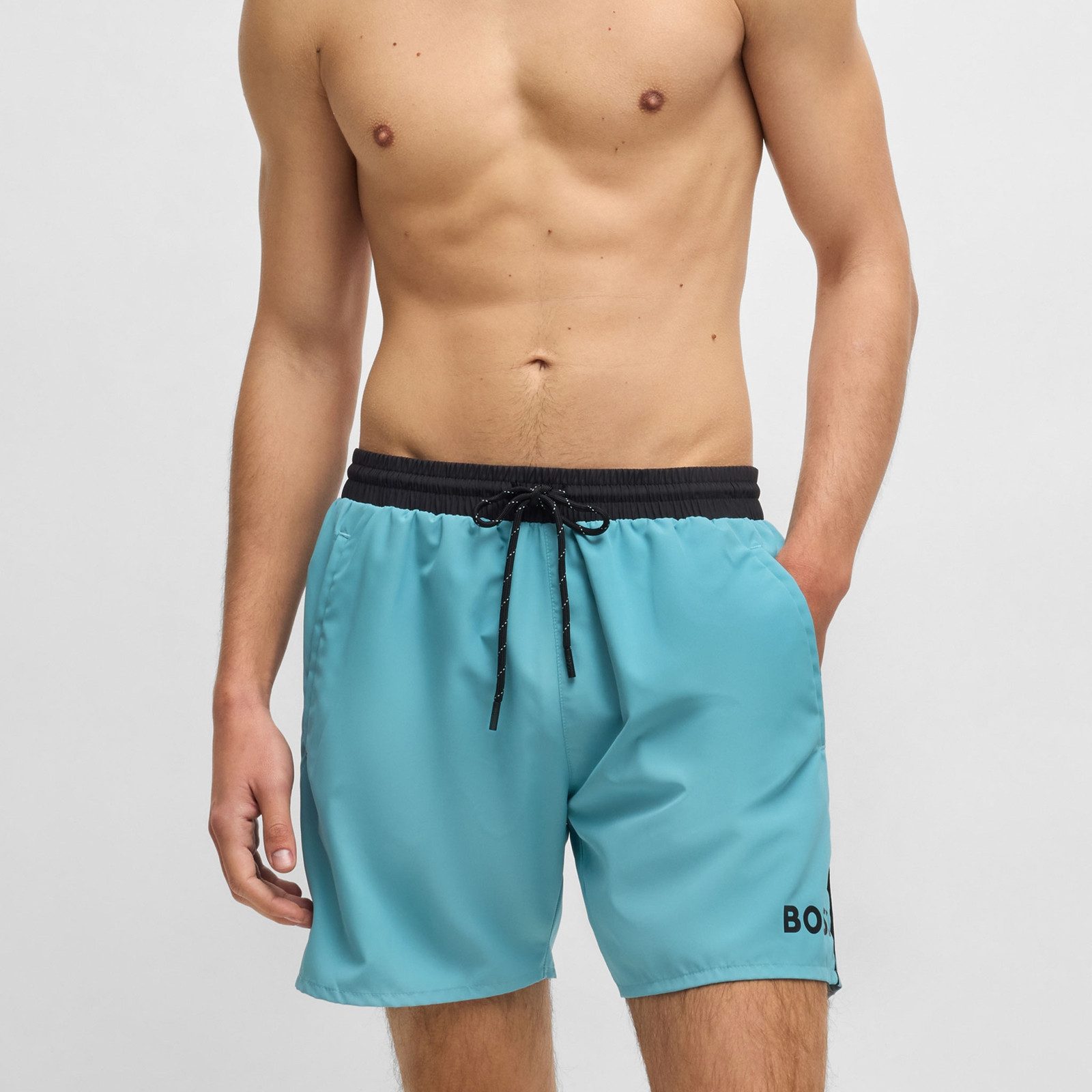 BOSS Badeshorts Badeshorts Starfish mit Markenlogo günstig online kaufen