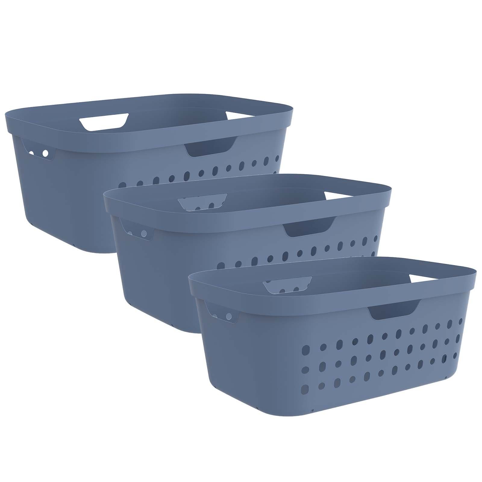 ROTHO Wäschekorb (Wäschekorbset, 3er-Set) günstig online kaufen