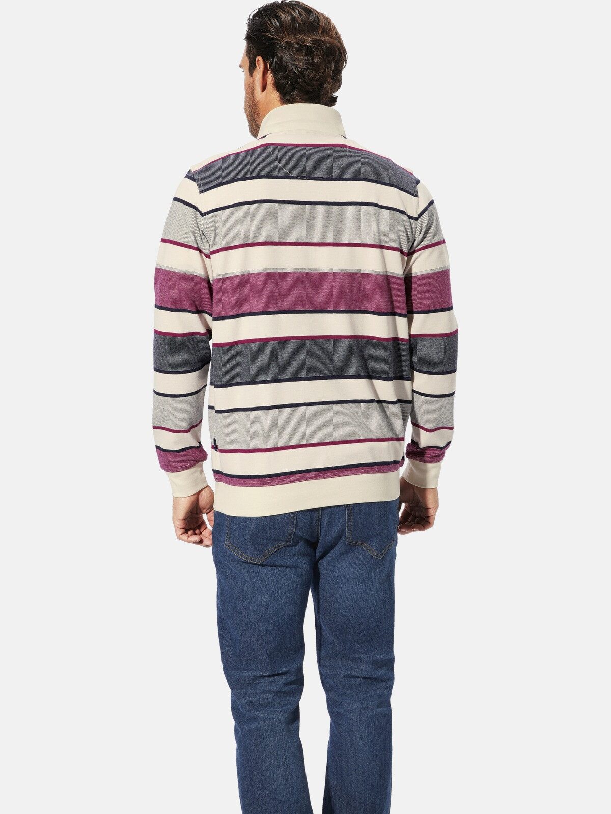 Babista Sweatshirt MELRIN mit mordernen Umlegekragen
