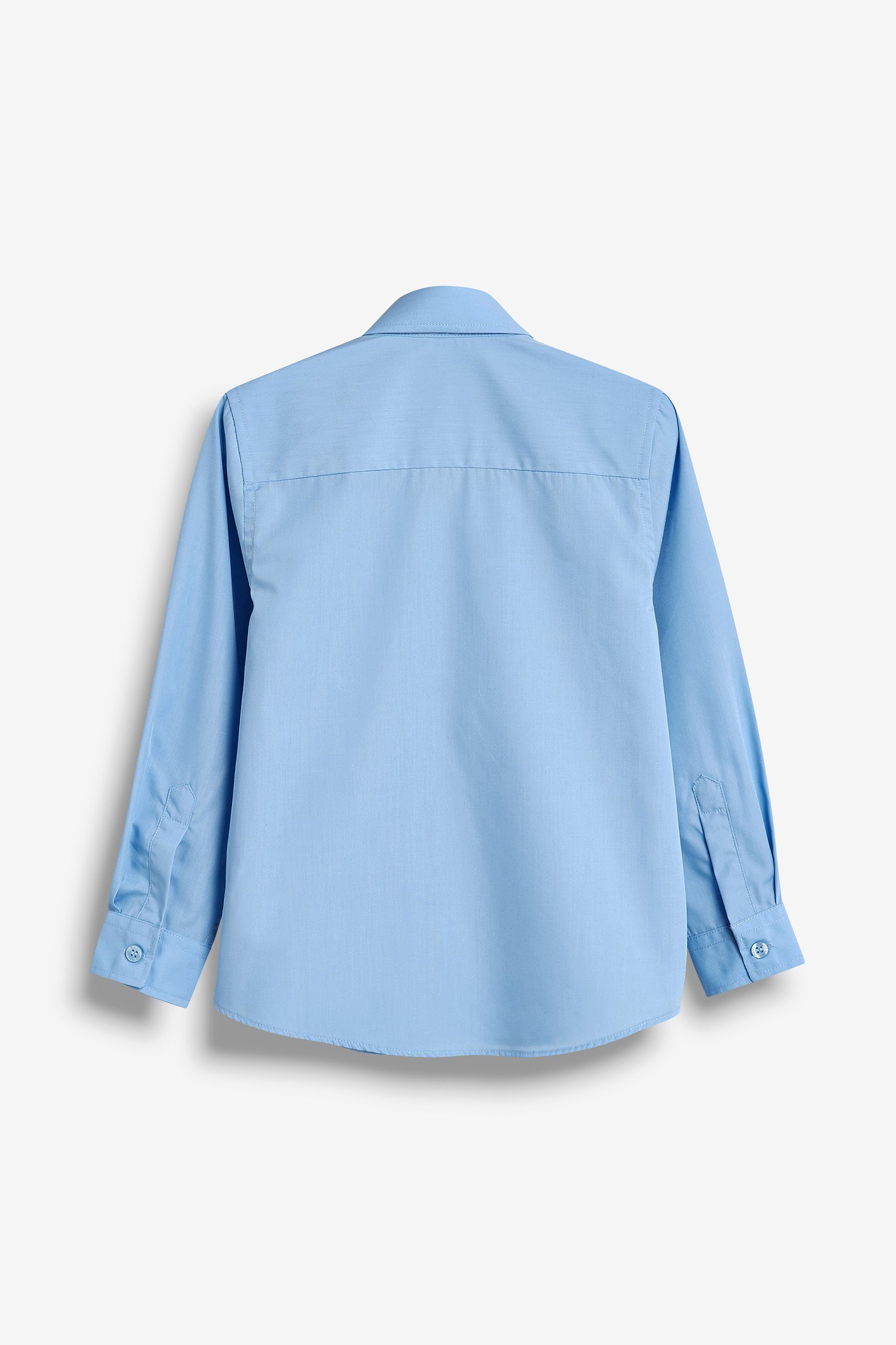 Next Langarmhemd (3-17 2er-Pack Jahre), (2-tlg) Blue Standard, Langarmhemden