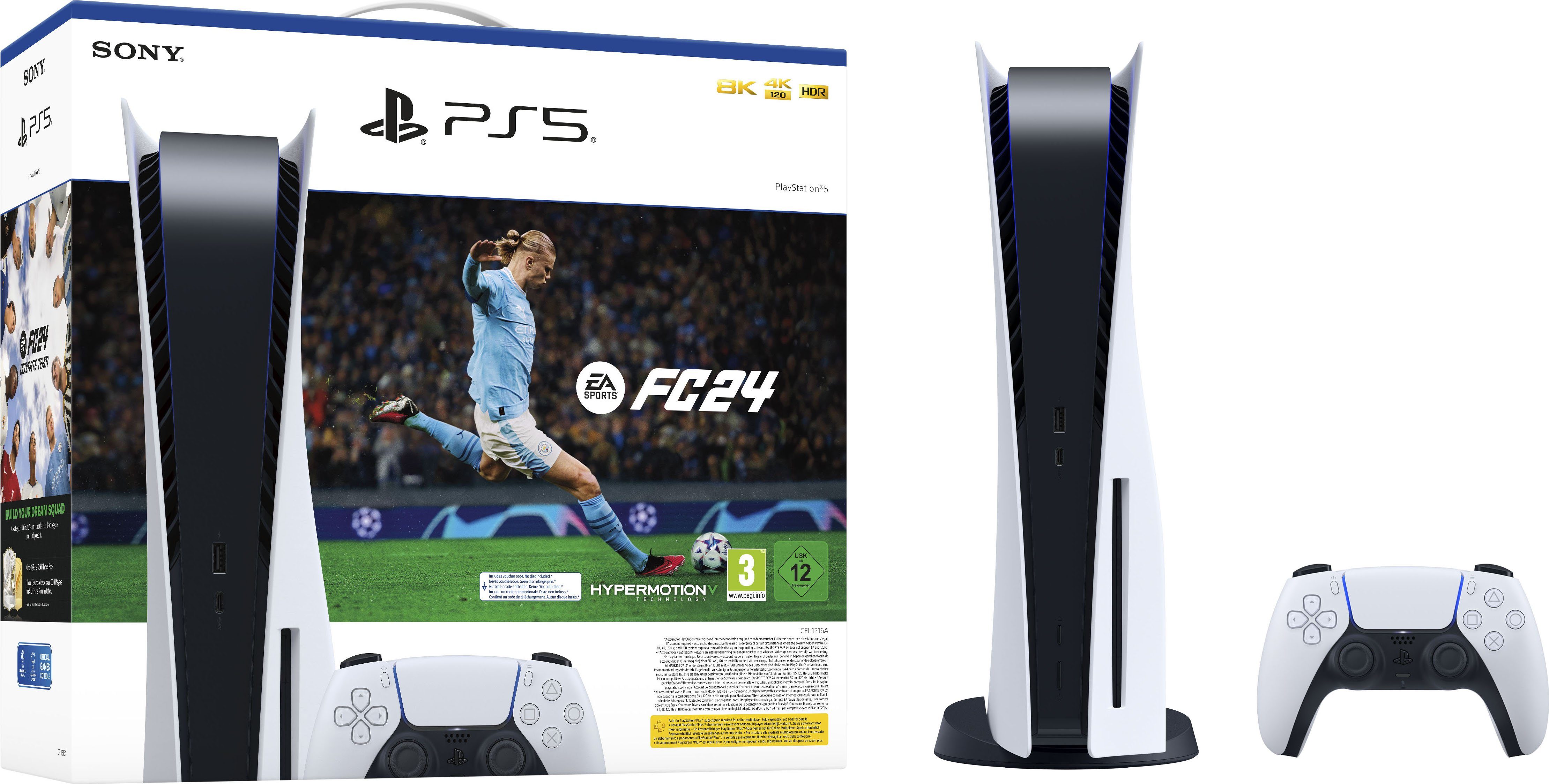 Sony PlayStation 5, Disk Edition + Sports EA (DLC) 24 FC