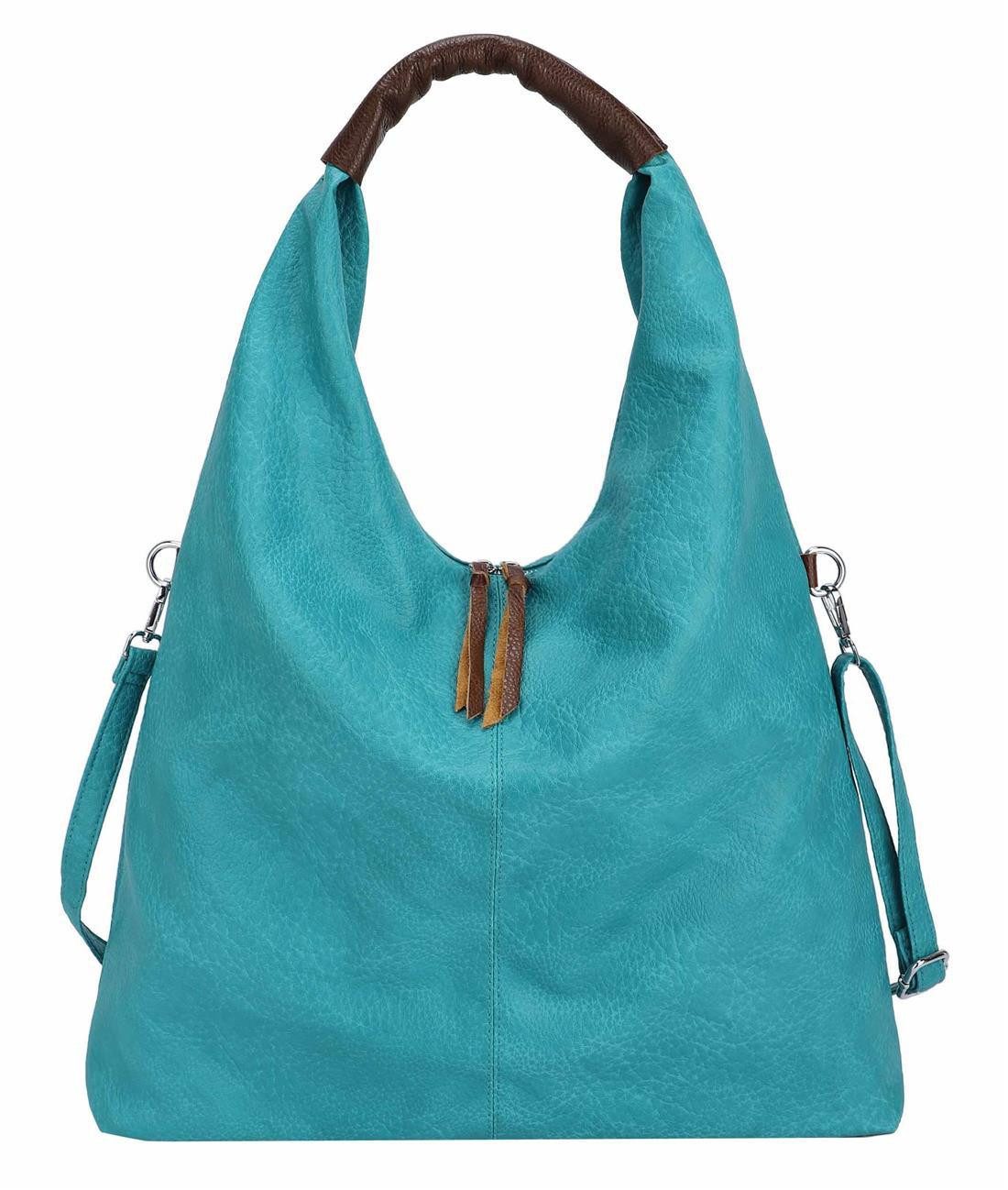Schultertasche XXL Damen Shopper Tasche Freizeittasche Hobo Bag Weekender Reisetasche