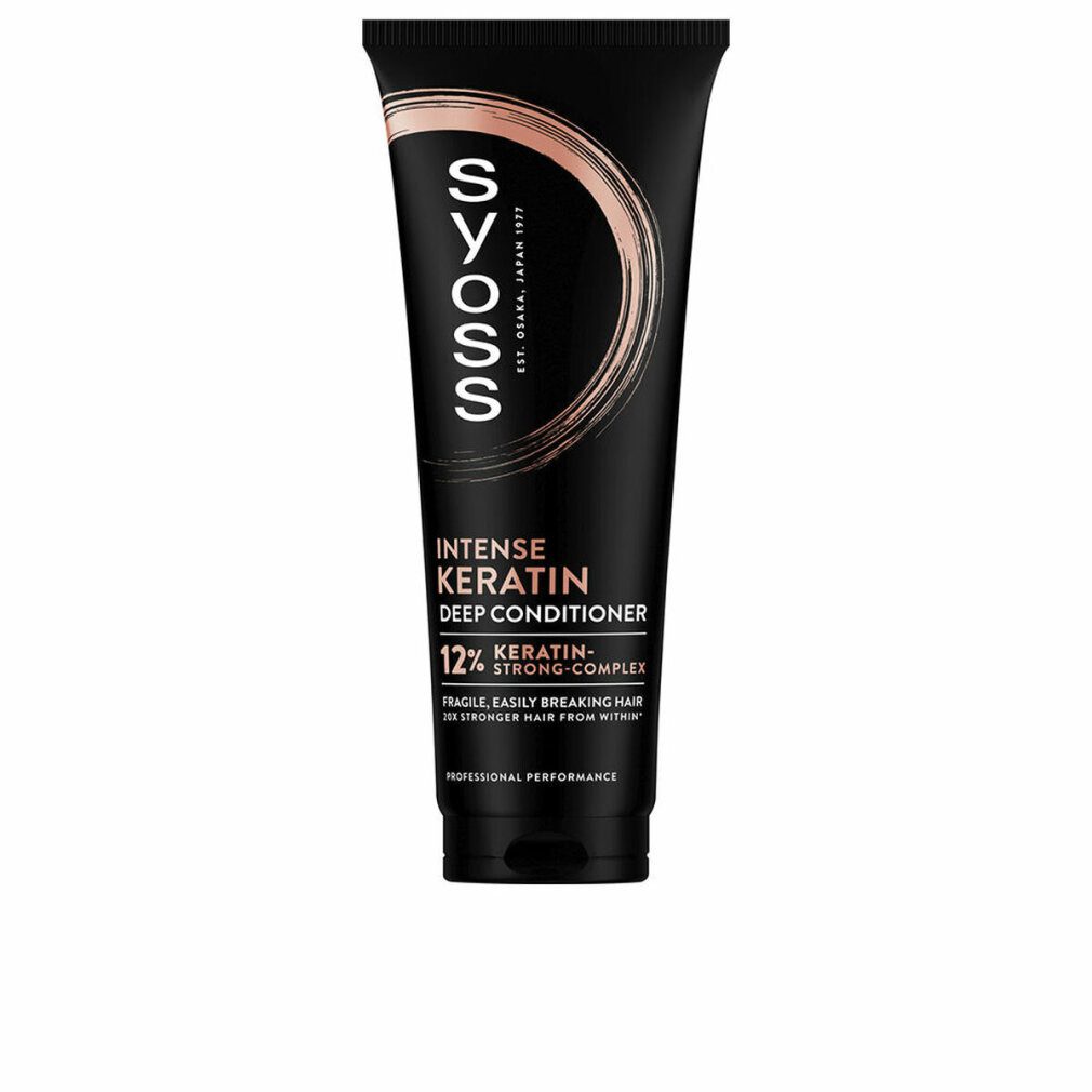 Schwarzkopf Haarshampoo SYOSS Keratin Intensiv-Spülung zur Kräftigung von brüchigem Haar 250ml