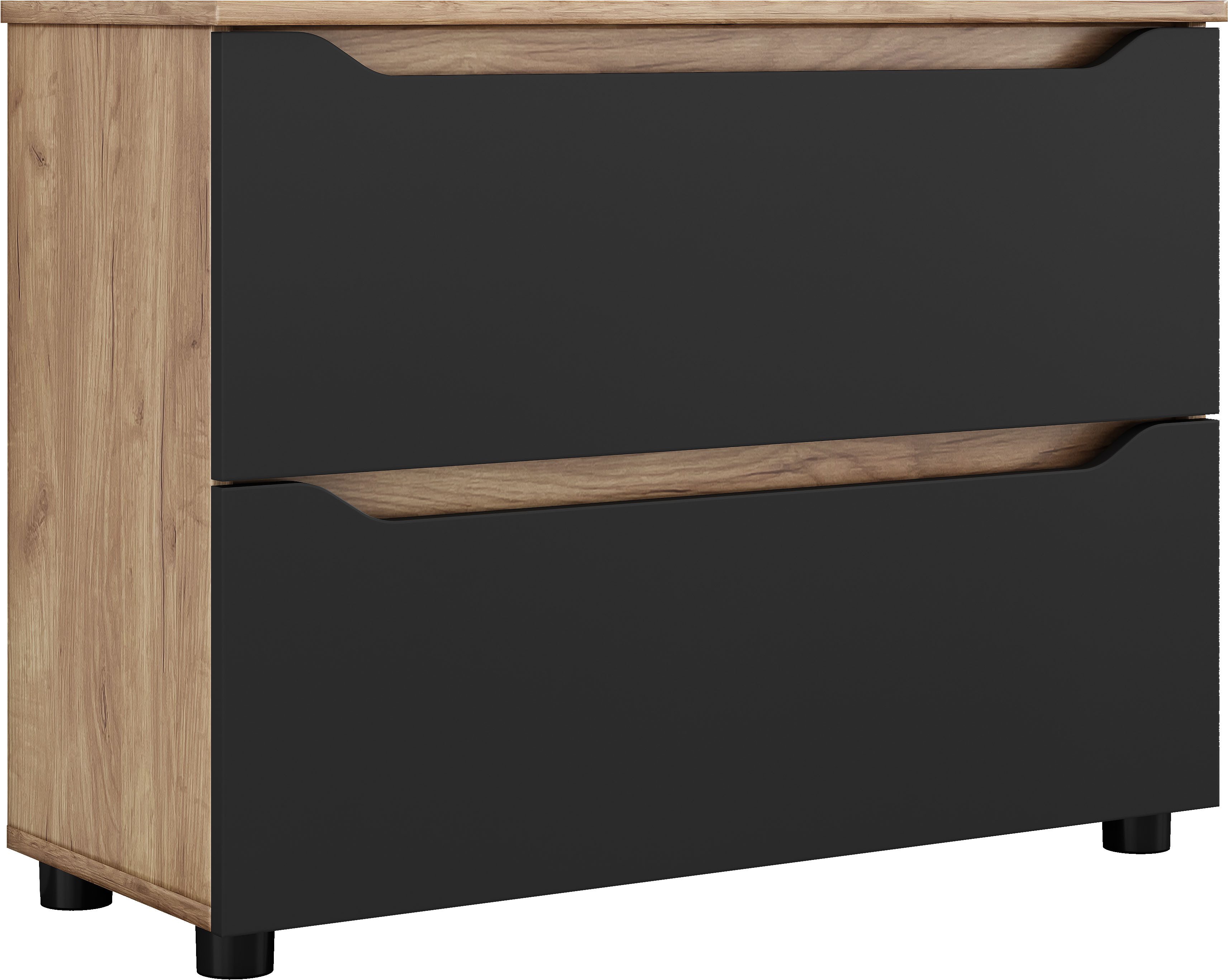 OTTO home Waschbeckenunterschrank Visali Waschtisch in 60 und 80cm erhältlich, 2 Schubladen, zum Stellen