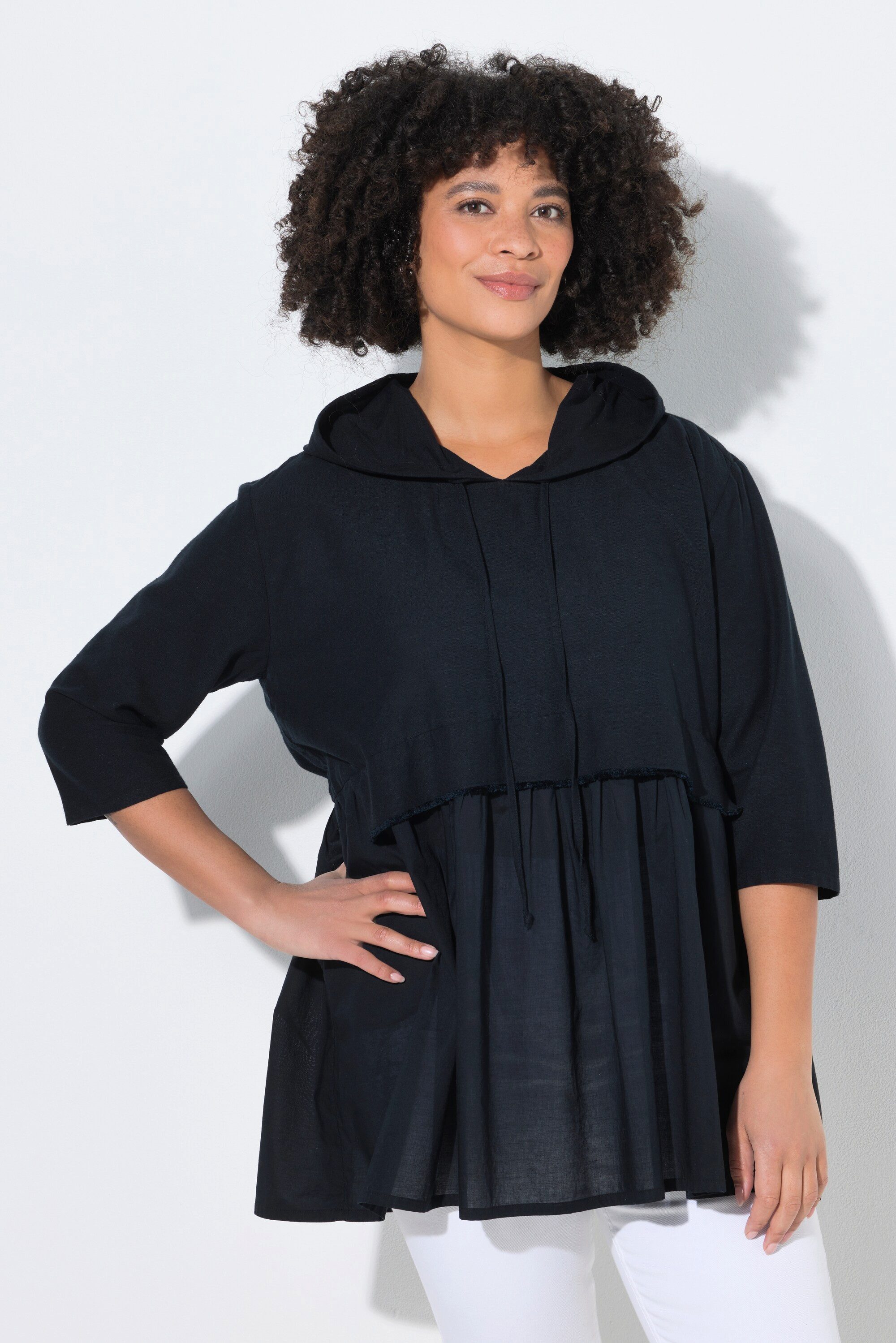 Angel of Style Tunika Tunika A-Linie Materialmix günstig online kaufen