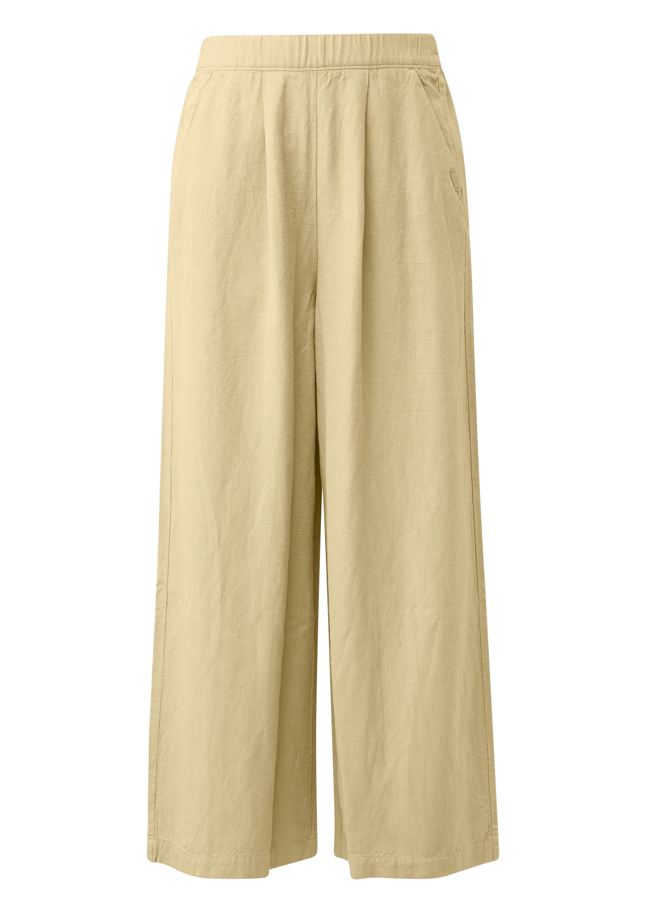 QS Culotte Hose Leinenmix-Culotte