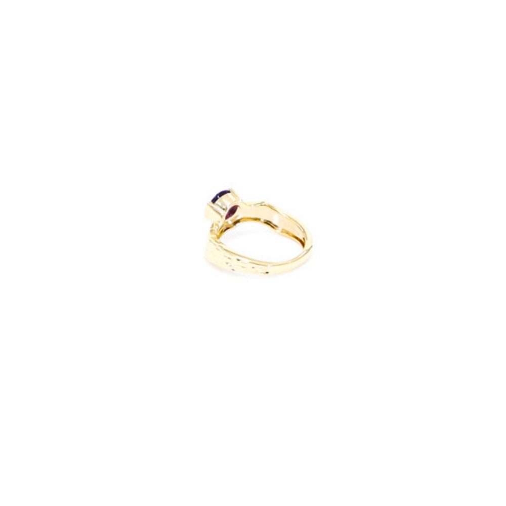 Cavill Solitärring Cavill Ring 1,07 ct Amethyst, vergoldet 925 Silber, lila Eleganz (1-tlg)