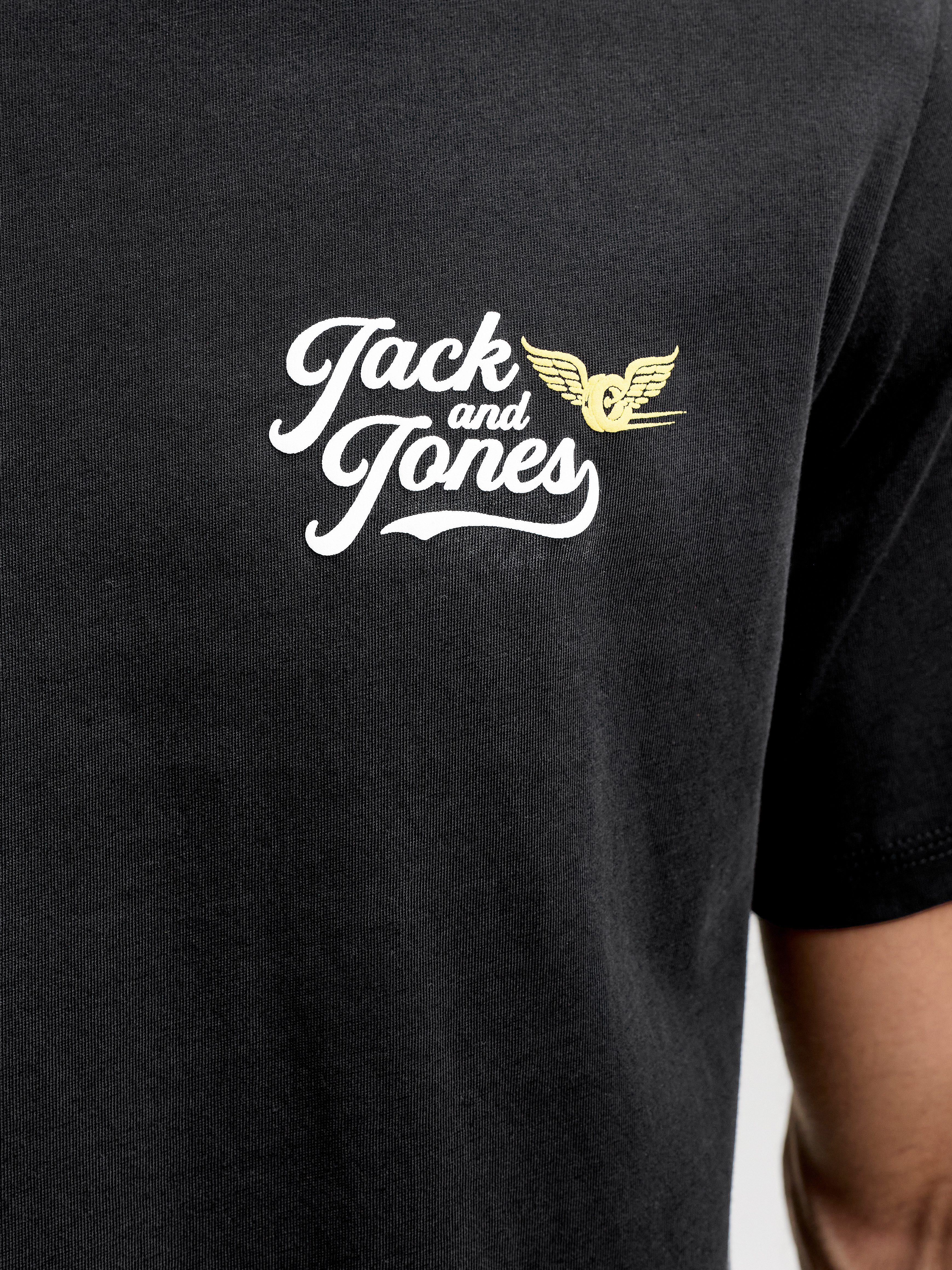 Jack & Jones T-Shirt JJLEGEND TEE SS CREW NECK Baumwolle, locker geschnitten