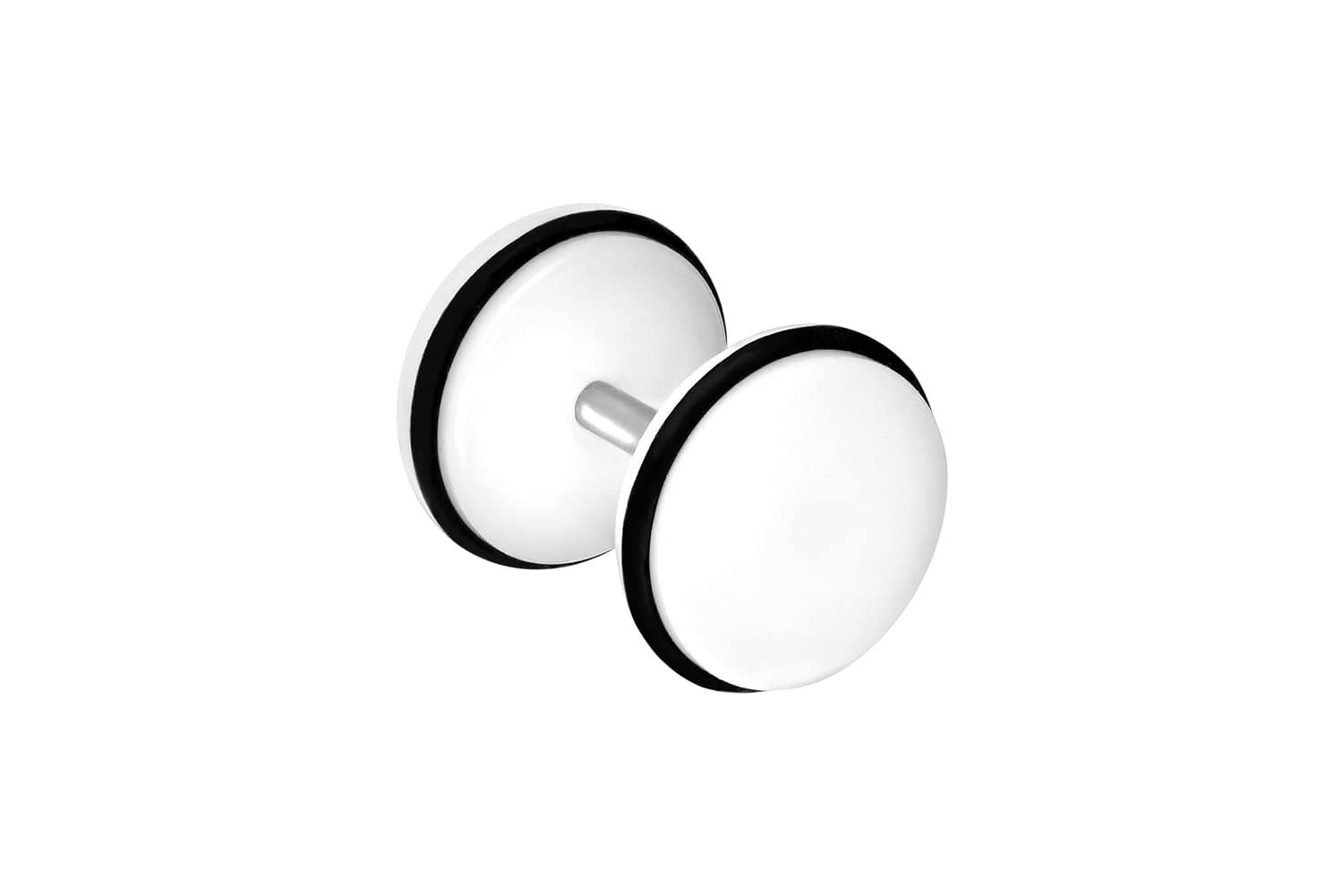 PIERCINGLINE Fake-Ear-Plug Acryl Fake Plug FLACHE DISC (Fake Plugs, 1-tlg)